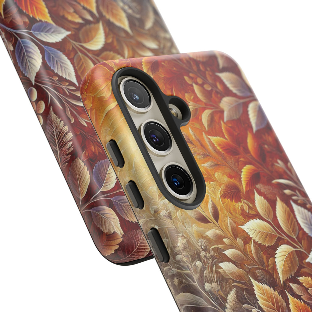 Beautiful Colorful Leaves Phone Case Vibrant Autumn Design for iPhone & Samsung, Durable Protection with Eye Catching Style, Perfect for Nature Lovers & Seasonal Charm Gift for Her