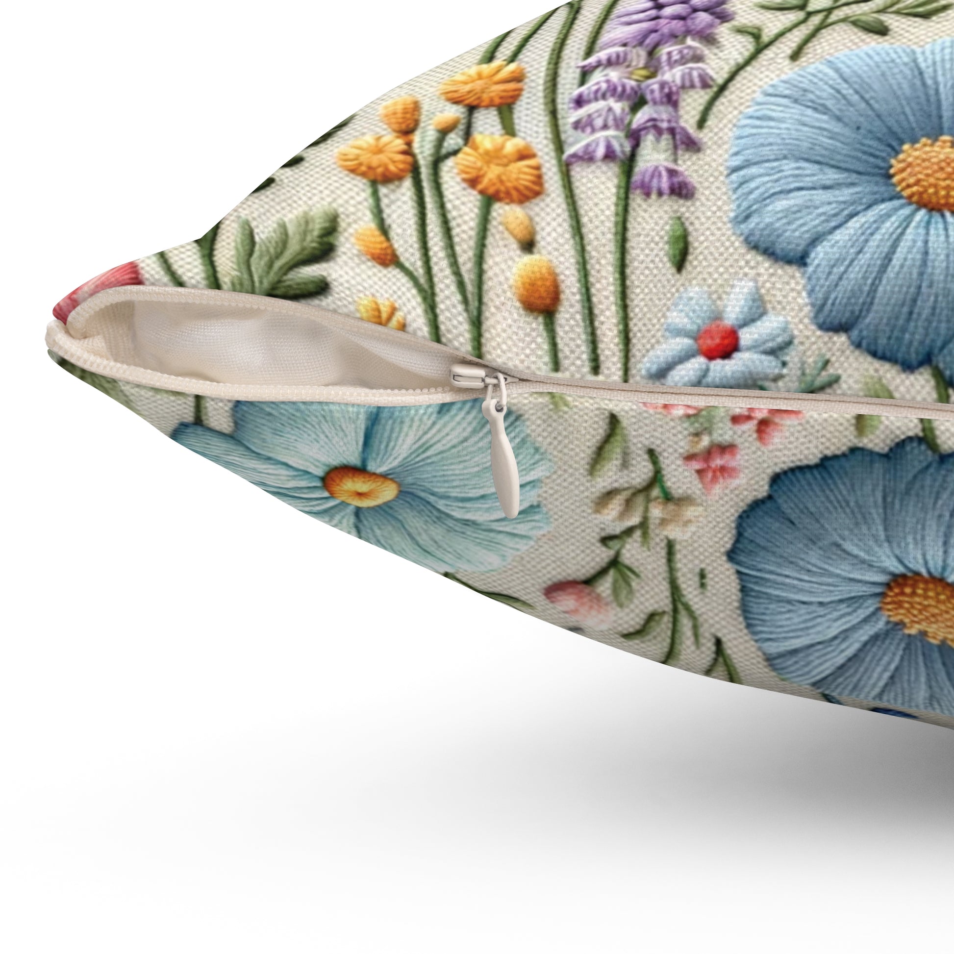 Boho Pastel Wildflowers Decorative Pillow Home Accents Mother's Day Gift Luxurious Home Living Room Comfort for Bedroom or Housewarming Gift New House, Bridal Shower Gift.