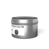 New House Sacred Light Divine Verse Tin Candles Embrace Peace with 4oz/8oz Coconut Soy Wax, Hand-Poured in USA. Lead-Free Wick, 20-40hr Burn. Evergreen, Vanilla, More Spiritual Ambiance Awaits Pure Harmony Grace..