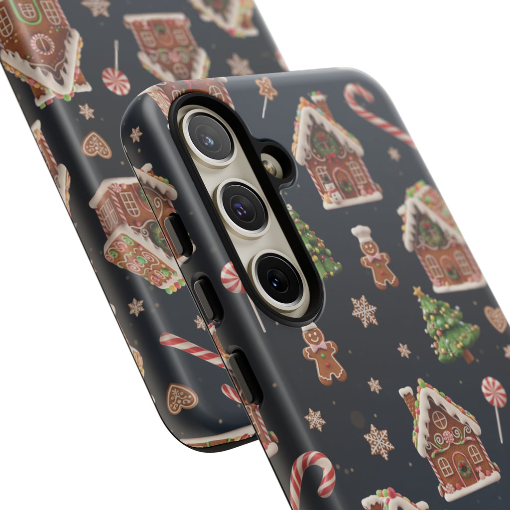3D Gingerbread House Christmas Phone Case | Premium Holiday Gift Cover for iPhone 17, iPhone, and Samsung Galaxy Gift for Her or Him