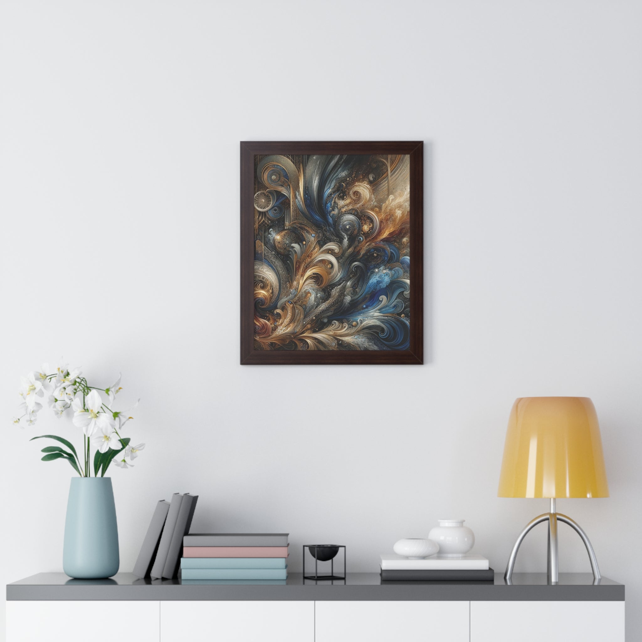 Framed Vertical Poster Elegance in Every Stroke Premium Framed Vertical Posters Oil Art Mastery on Archival Matte Paper, Securely Encased in Black, White, or Walnut Frames with Durable Acrylic Protection Ready to Hang  Timelessly Crafted..