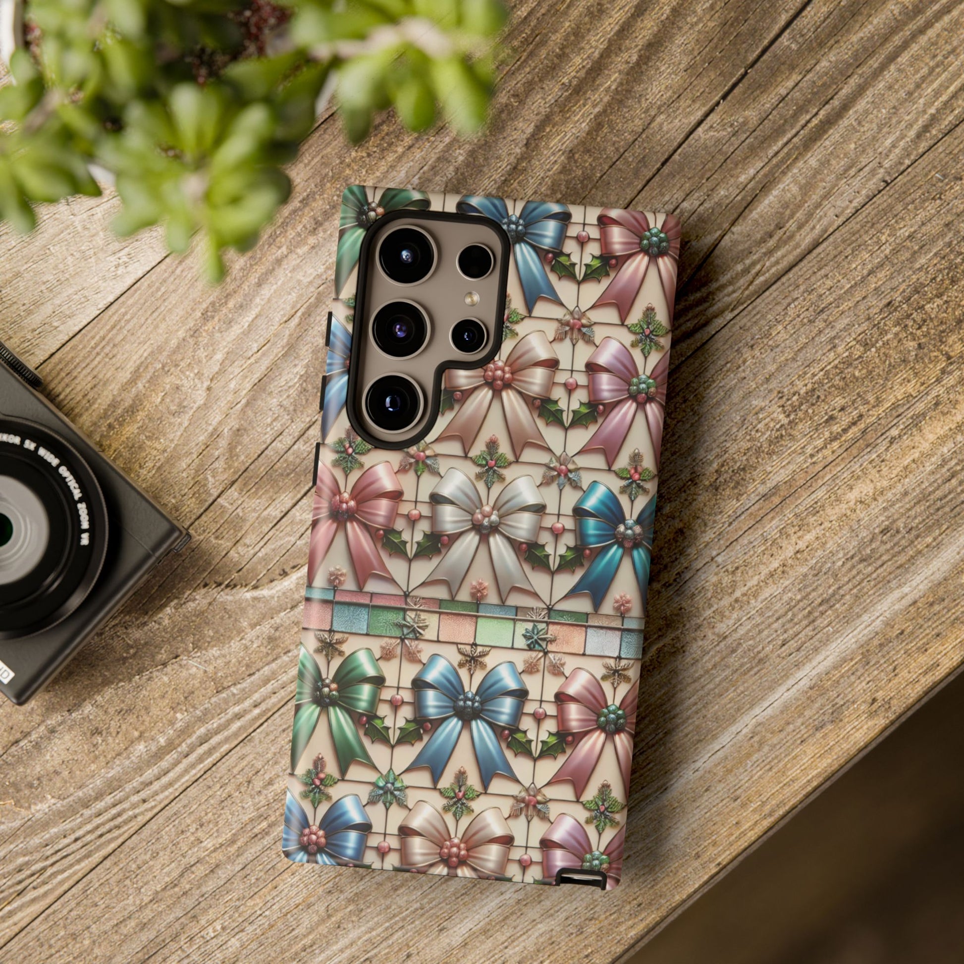 Coquette Bows Pastel Phone Case for iPhone 17 ,  15 14 13 12  21 23 Samsung, and Pixel | Stylish Protective Cover Gift for Her Perfect for Floral Lover