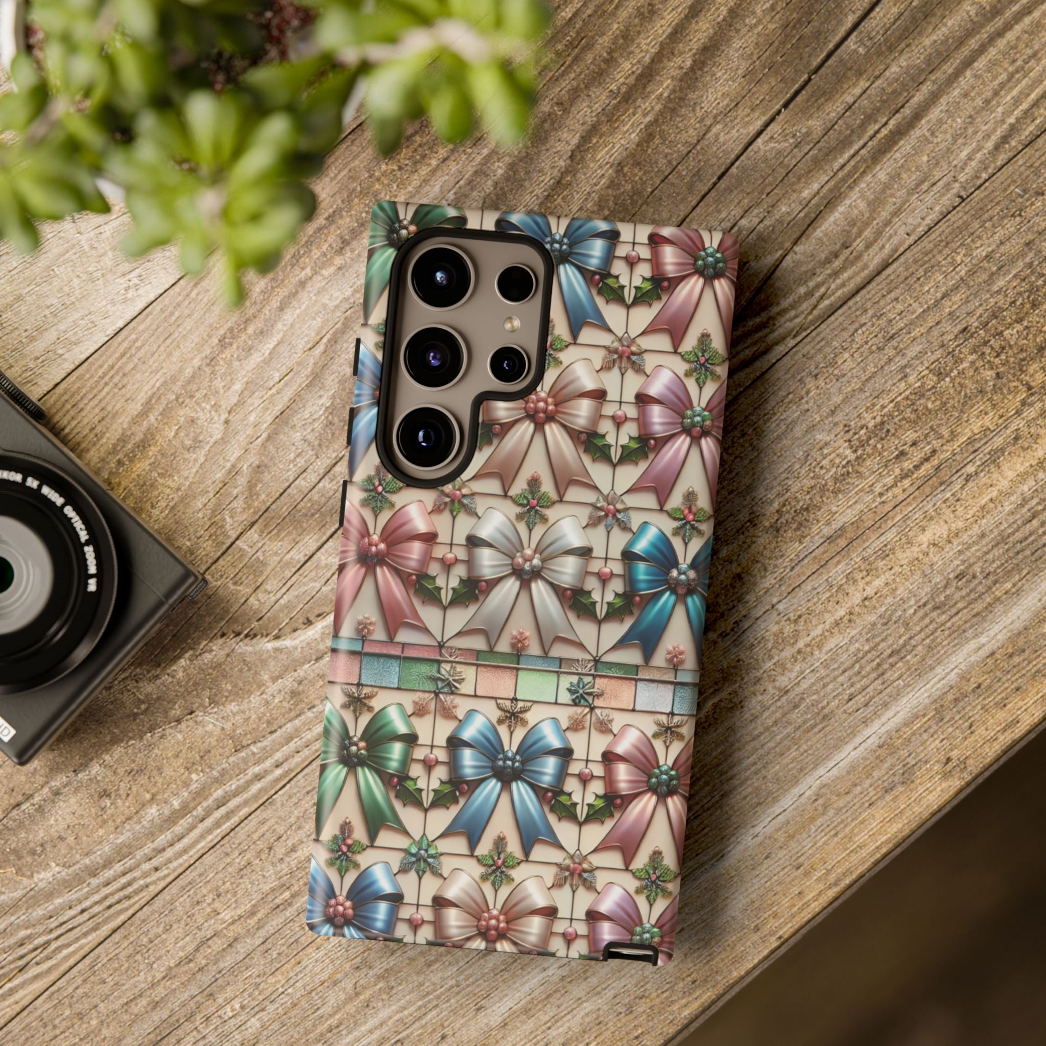 Coquette Bows Pastel Phone Case for iPhone 17 ,  15 14 13 12  21 23 Samsung, and Pixel | Stylish Protective Cover Gift for Her Perfect for Floral Lover