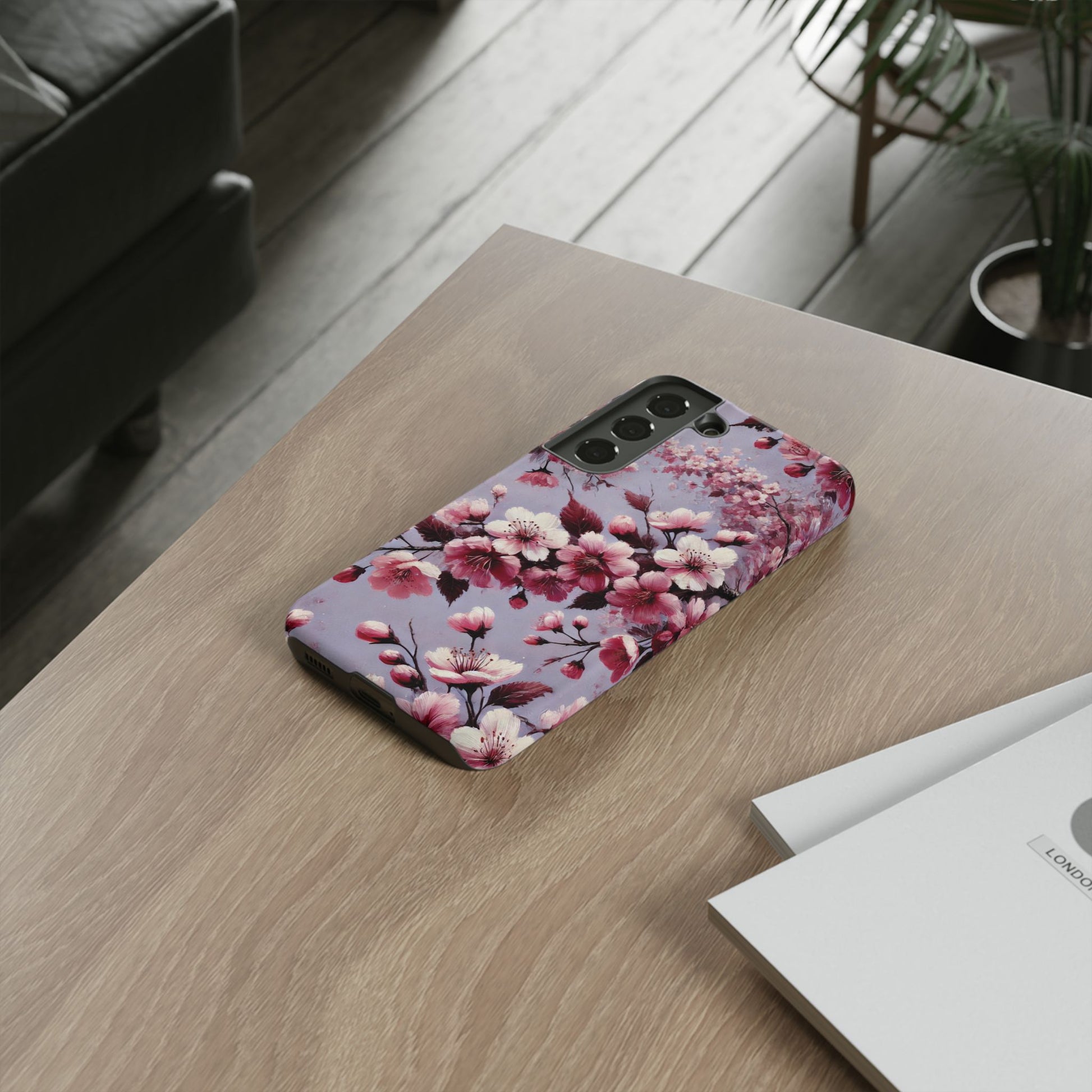 Lavender Floral Fall Phone Case for iPhone 16 pro15 14 13 12  21 23 Samsung, and Pixel | Stylish Protective Cover Gift for Her Perfect for Floral Lover - MRSBYVALLE
