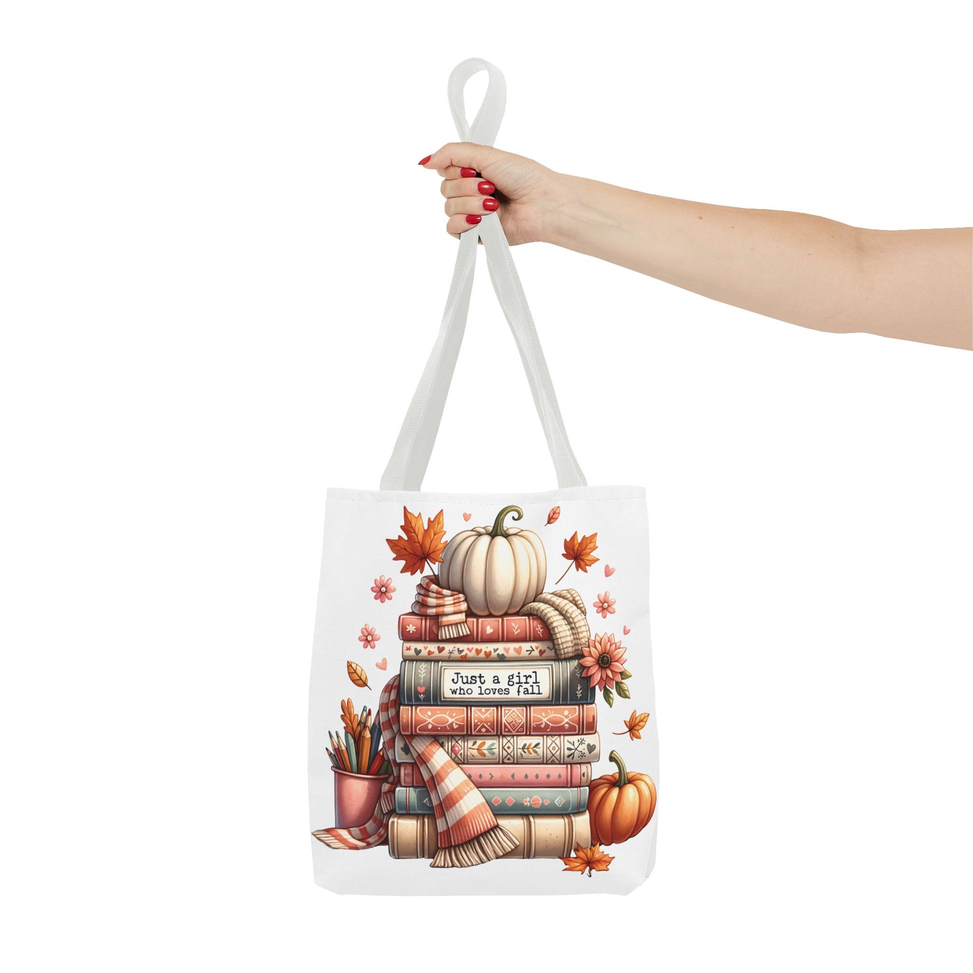 Fall Books Tote Bag - Autumn Accessory for Book Lovers - MRSBYVALLE