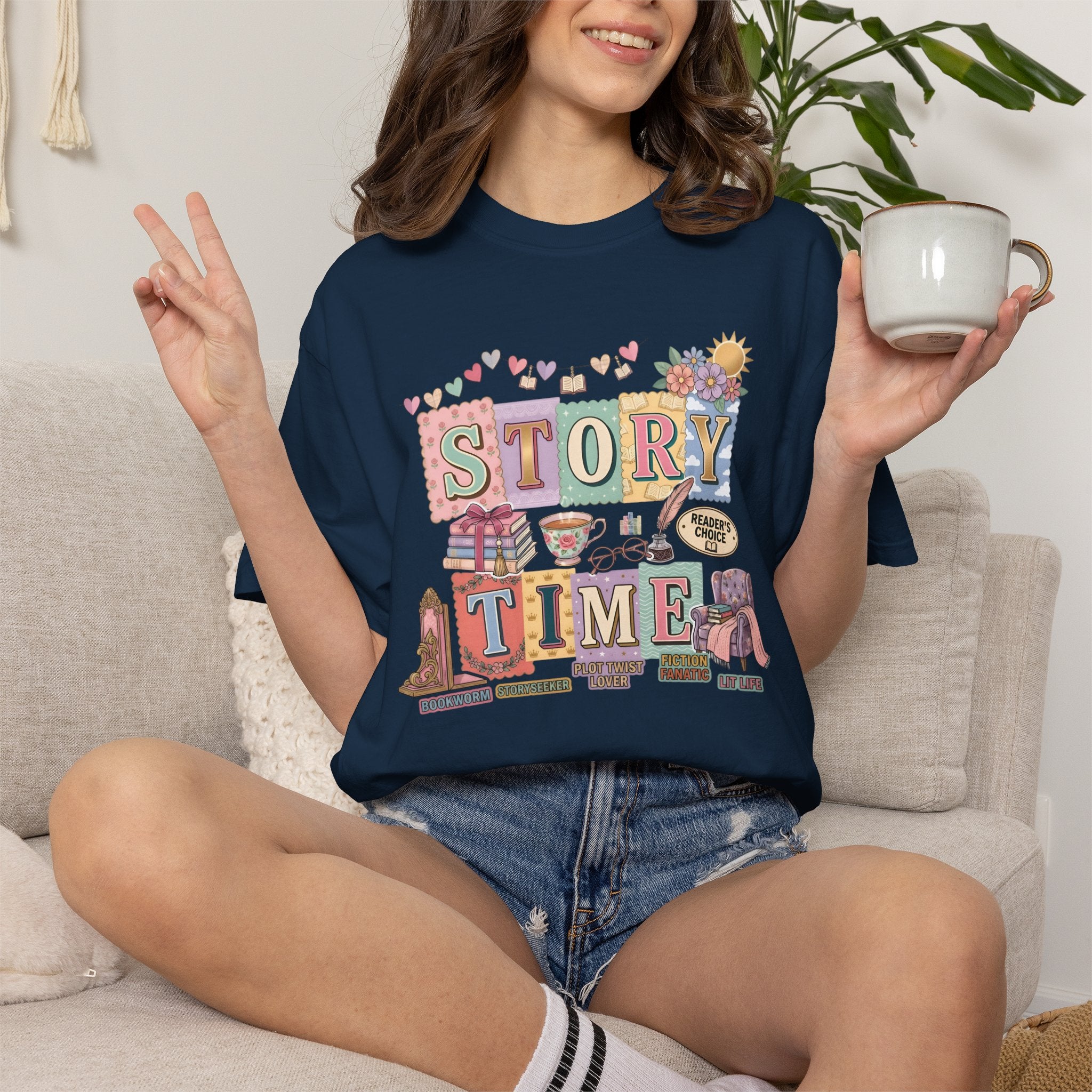 Story Time Book Lover T-Shirt Bedtime Perfect T-shirt Reader