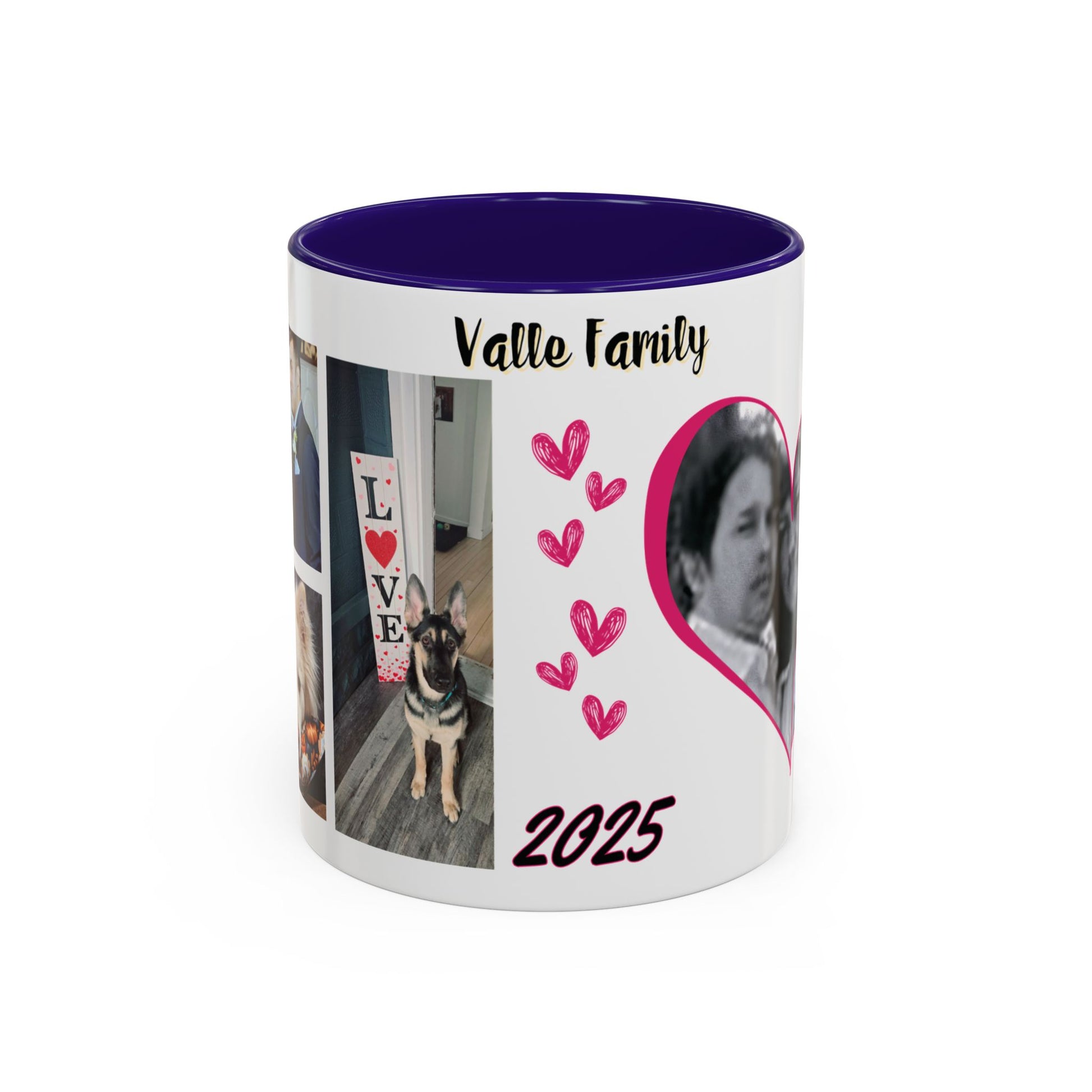Personalized Photo Collage Coffee Mug, Custom Image Gift for Mom, Mother's Day Present, Colorful 15oz Cup, Birthday Mug, Custom Picture Mug Perfect Giift