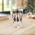 Atomic Cat Pint 16 Oz Glass Stylish & Durable Drinkware for Everyday Use, Perfect Gift Item Dishwasher Party Drinkware, Cocktail, Wedding Perfect for Parties Glassware, New House Gift.