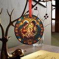 3D-Stained Glass Illusion Holy Family Nativity Acrylic Ornament Realistic Religious Christmas Decor, Beautiful Nativity Scene, Perfect for Tree Decoration and Holiday Gifts - MRSBYVALLE