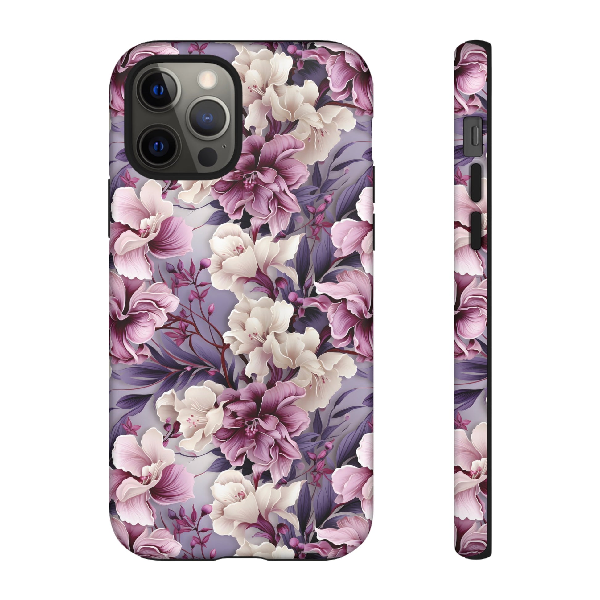 Lavender Flowers Protective Phone Case Gift for Her Phone 15, Samsung iPhone Samsung Gift for Her Case iPhone 15, Samsung