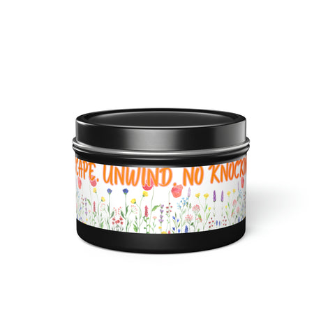 New House Bloom & Glow Elegant Floral Aromas in 4oz/8oz Tin Candles Essence of Nature Collection Unveil Serenity Romance with Exquisite Botanical Scents. Pure Harmony & Grace..