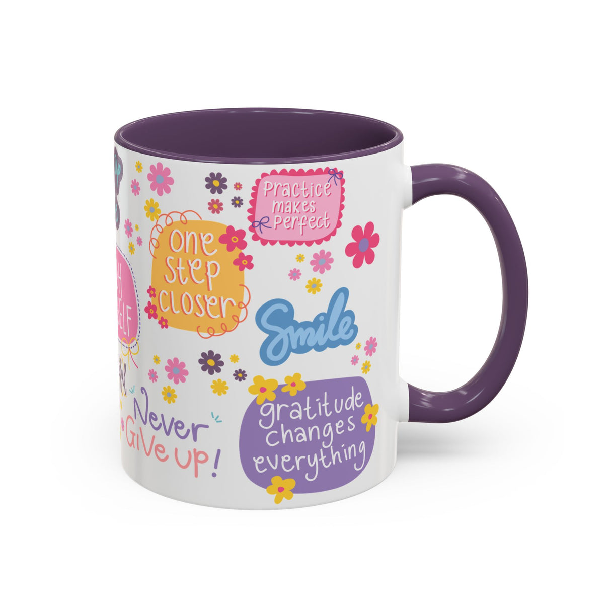 Good Vibes Only Coffee Mug 11 & 15 oz Ceramic Inspirational Cup, Positive Affirmation Gift for Mom, Teacher & Coworker | Morning Motivation Mother's Day, or Cozy Spring Mornings