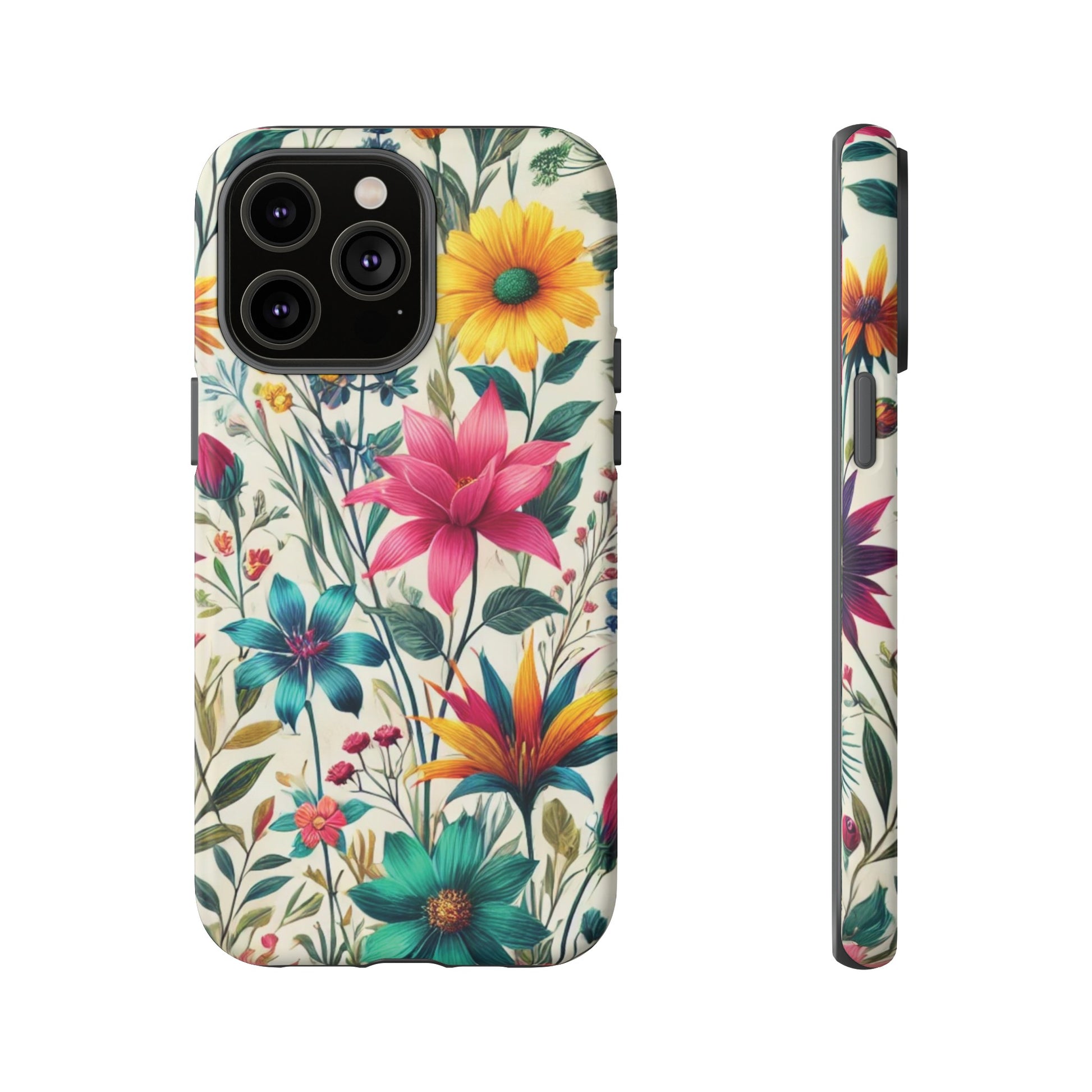 Wildflowers Boho Chic Design Phone Case - Stylish, Protective Cover for All Models Gift for Mom Accessory Gift for Her