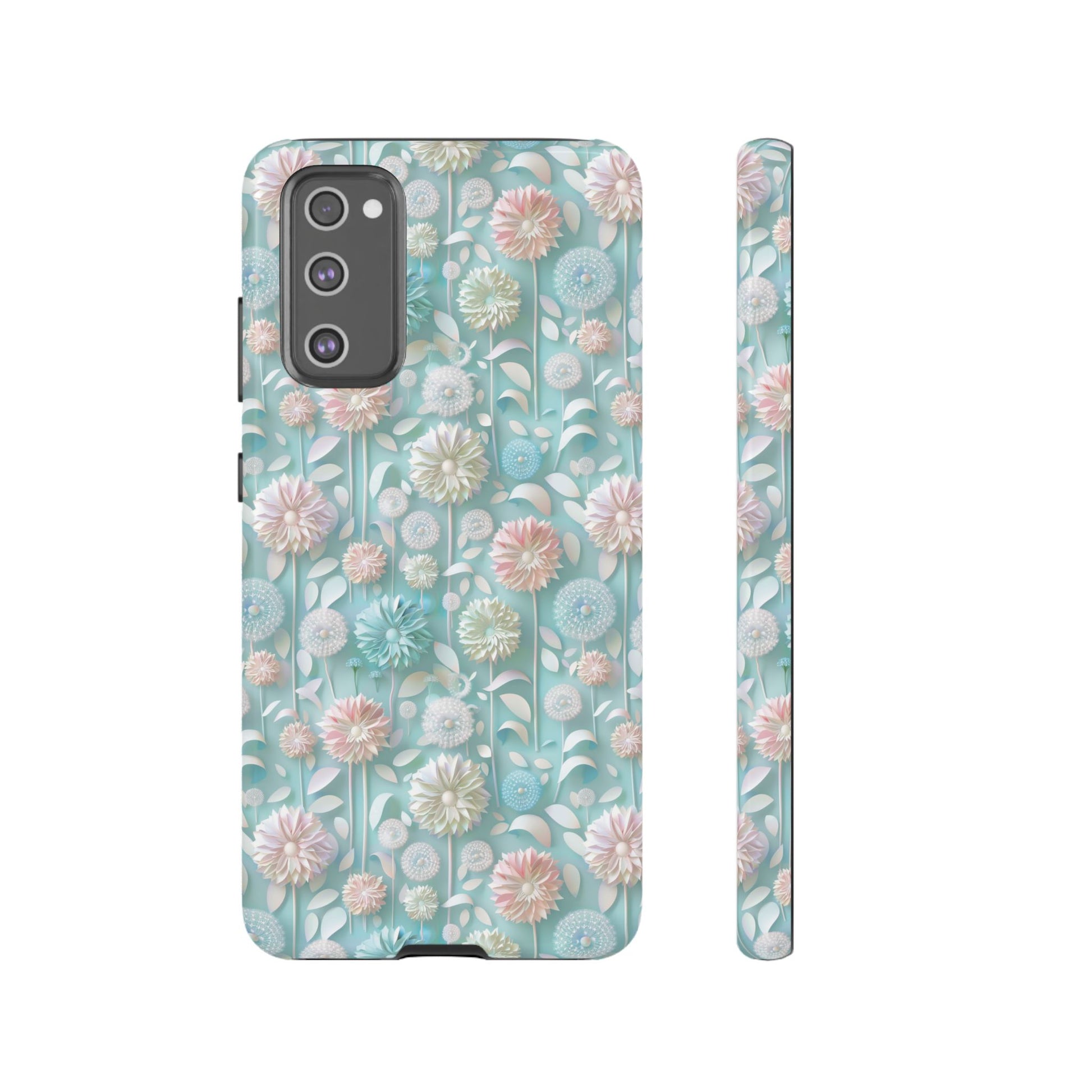 Pastel Floral Phone Case for iPhone & Samsung | Elegant and Slim Design with Shockproof Protection | Durable, Scratch-Resistant, and Lightweight | Stylish Accessory