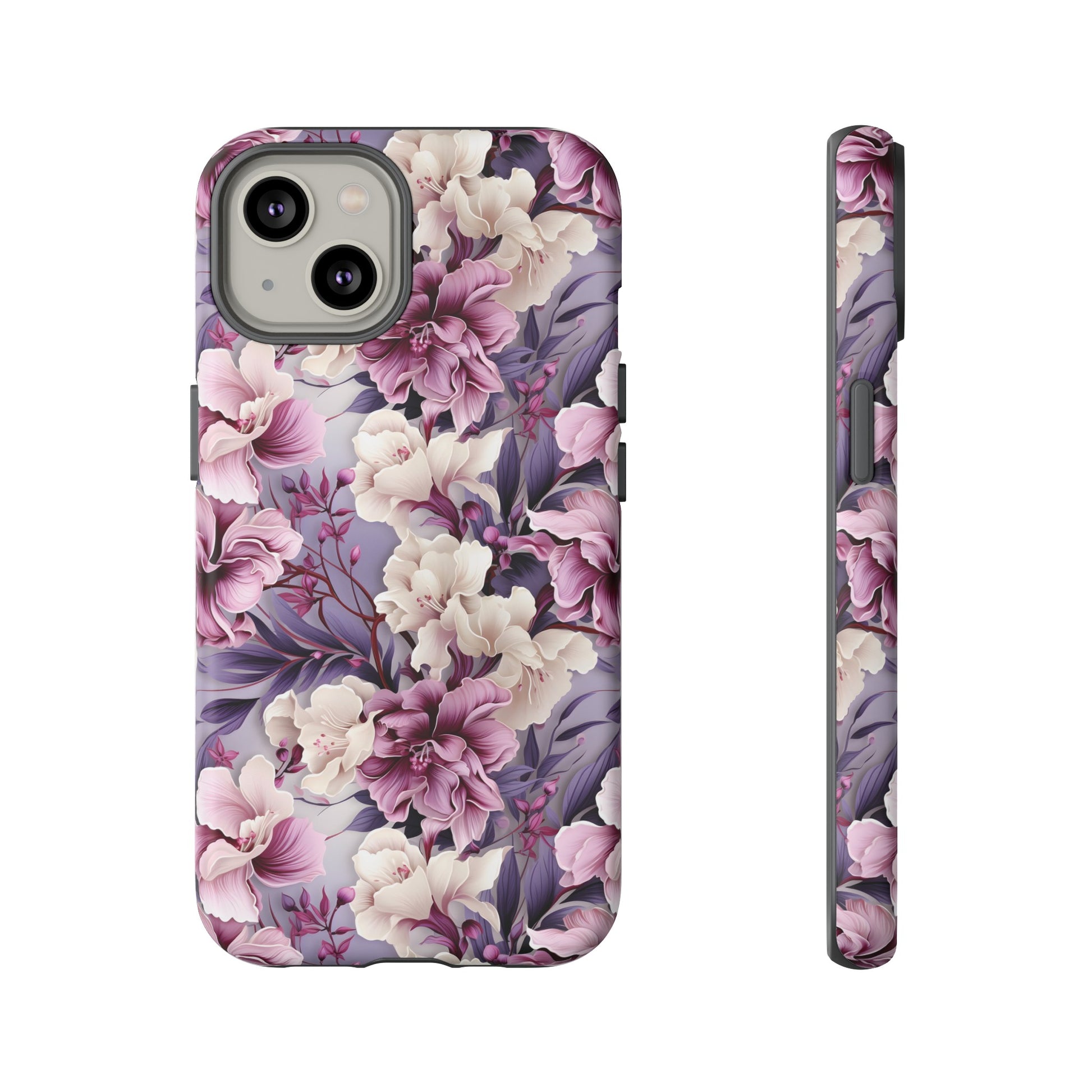 Lavender Flowers Protective Phone Case Gift for Her Phone 15, Samsung iPhone Samsung Gift for Her Case iPhone 15, Samsung