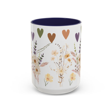 Wildflower Ceramic Mug Elegant Gift for Coffee or Tea Lovers Perfect for Mothers Day Birthdays and Adding Charm to Any Kitchen Gift