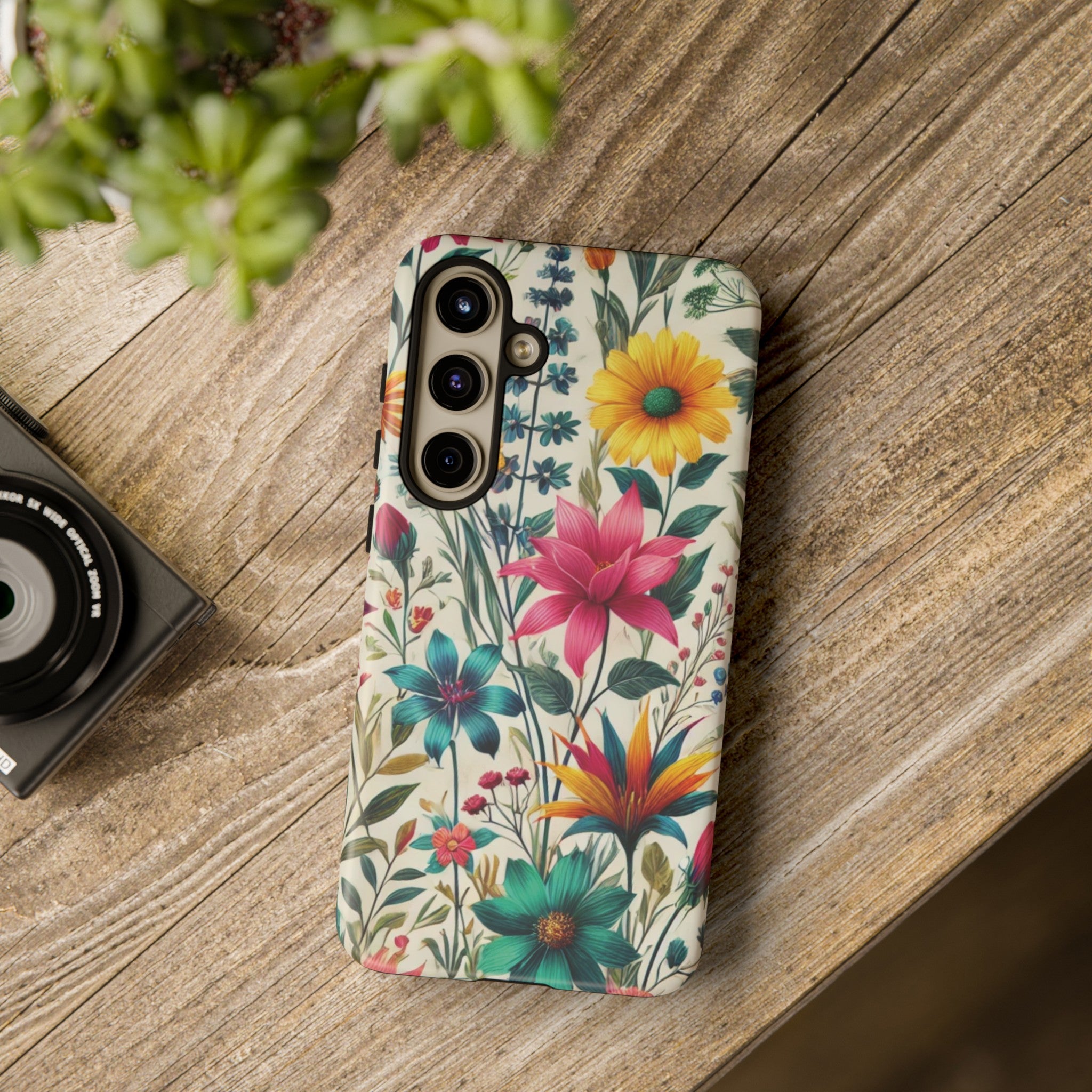 Wildflowers Boho Chic Design Phone Case - Stylish, Protective Cover for All Models Gift for Mom Accessory Gift for Her