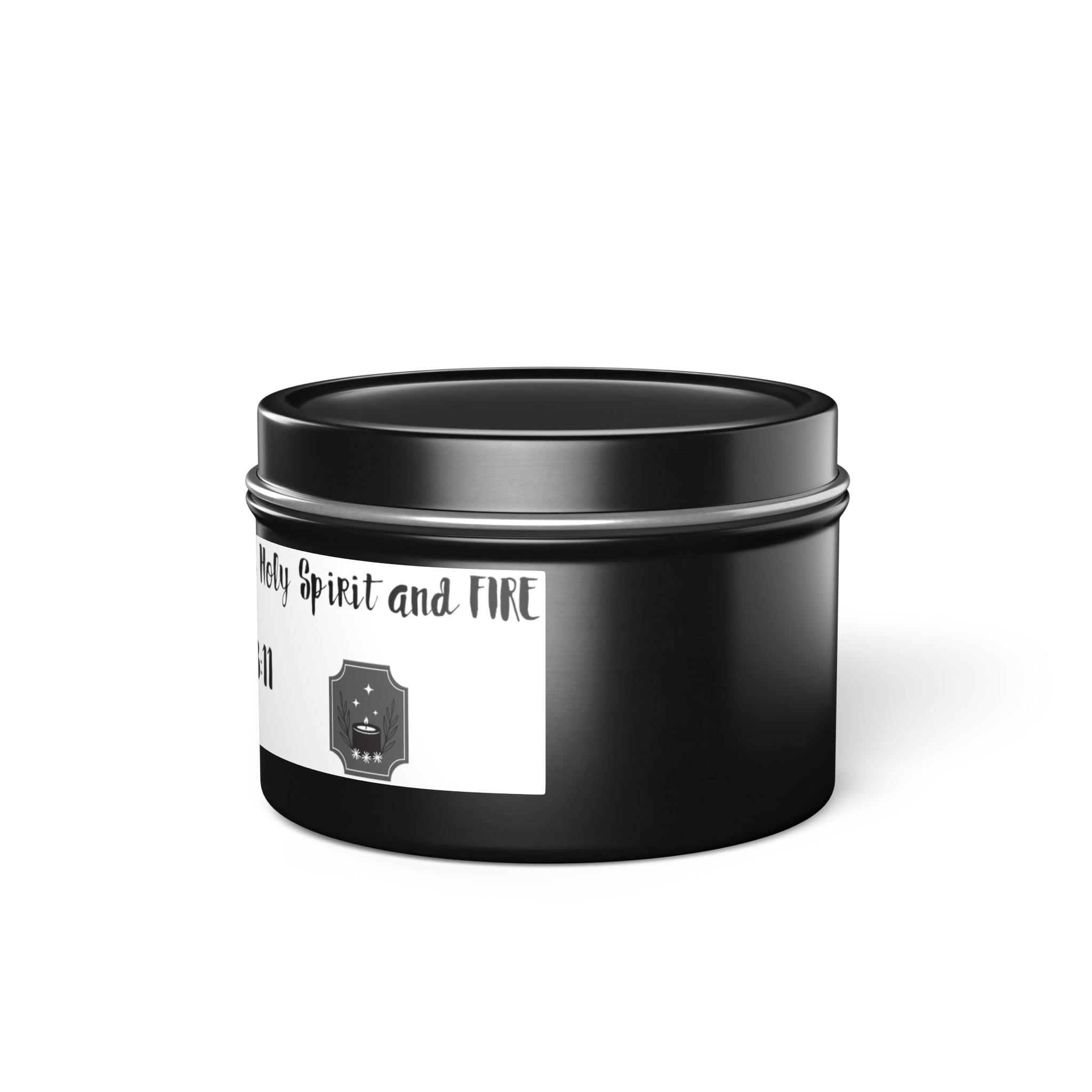 New House Sacred Light Divine Verse Tin Candles Embrace Peace with 4oz/8oz Coconut Soy Wax, Hand-Poured in USA. Lead-Free Wick, 20-40hr Burn. Evergreen, Vanilla, More Spiritual Ambiance Awaits Pure Harmony Grace..
