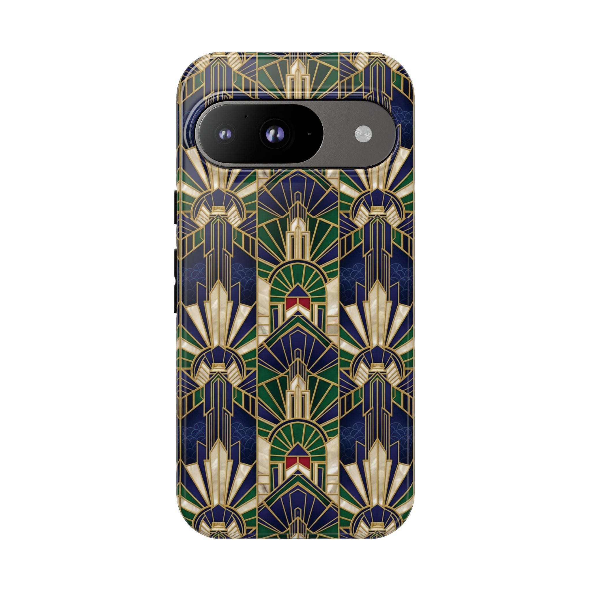 Navy & Gold Art Deco Phone Case — Imperial Art Deco Tough Case