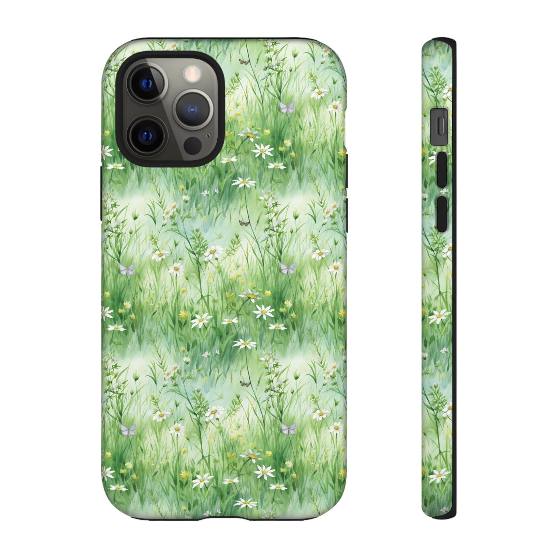 Beautiful Watercolor Grassing Daisy Boho Chic Design Phone Case Protective Cover for All Models Gift for Mom Accessory Gift for Her