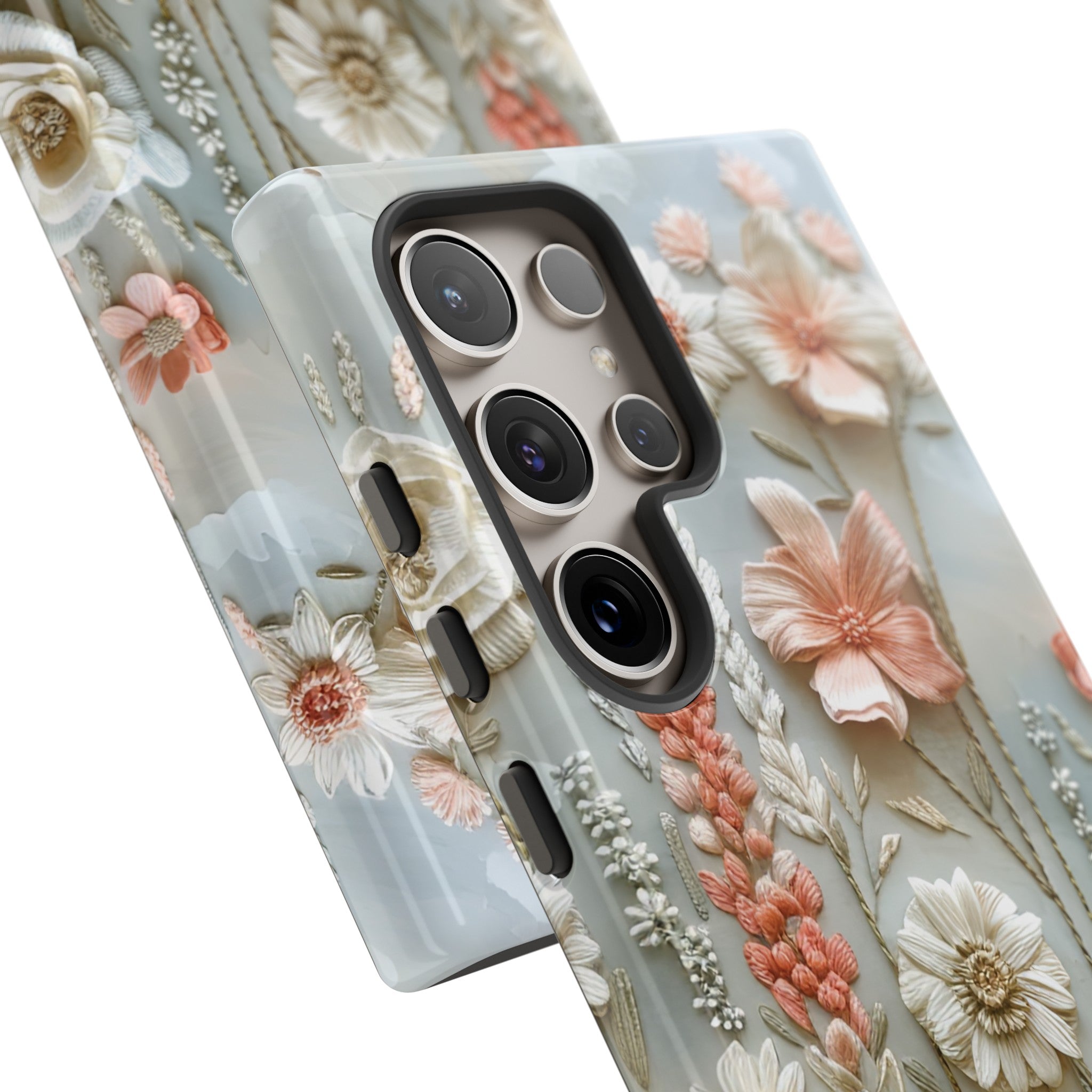 Pastel Wildflowers Protective Phone Case Gift for Her Phone 15, Samsung iPhone Samsung Gift for Her Case iPhone 15, Samsung iPhone Samsung Accessory Gift for Her