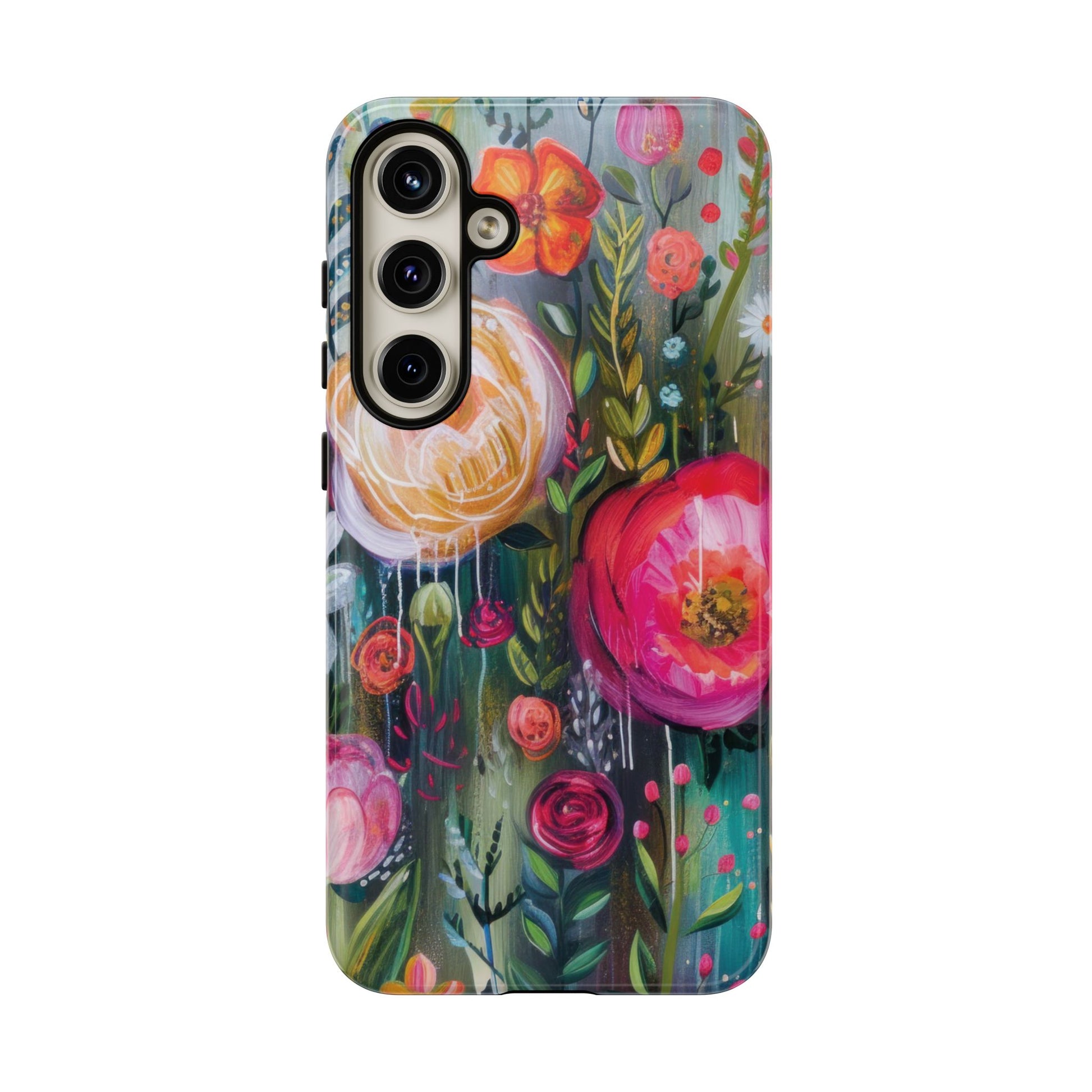 Watercolor Boho Floral Phone Case for iPhone 17 case Samsung, and Pixel | Stylish Protective Cover Gift for Her Perfect for Floral Lover