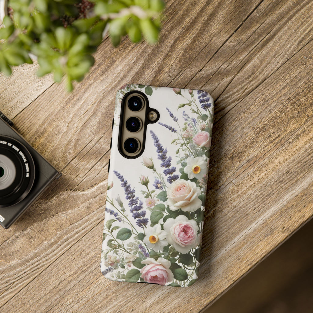 Boho Floral Fall Phone Case for iPhone 16 pro15 14 13 12  21 23 Samsung, and Pixel | Stylish Protective Cover Gift for Her Perfect for Floral Lover