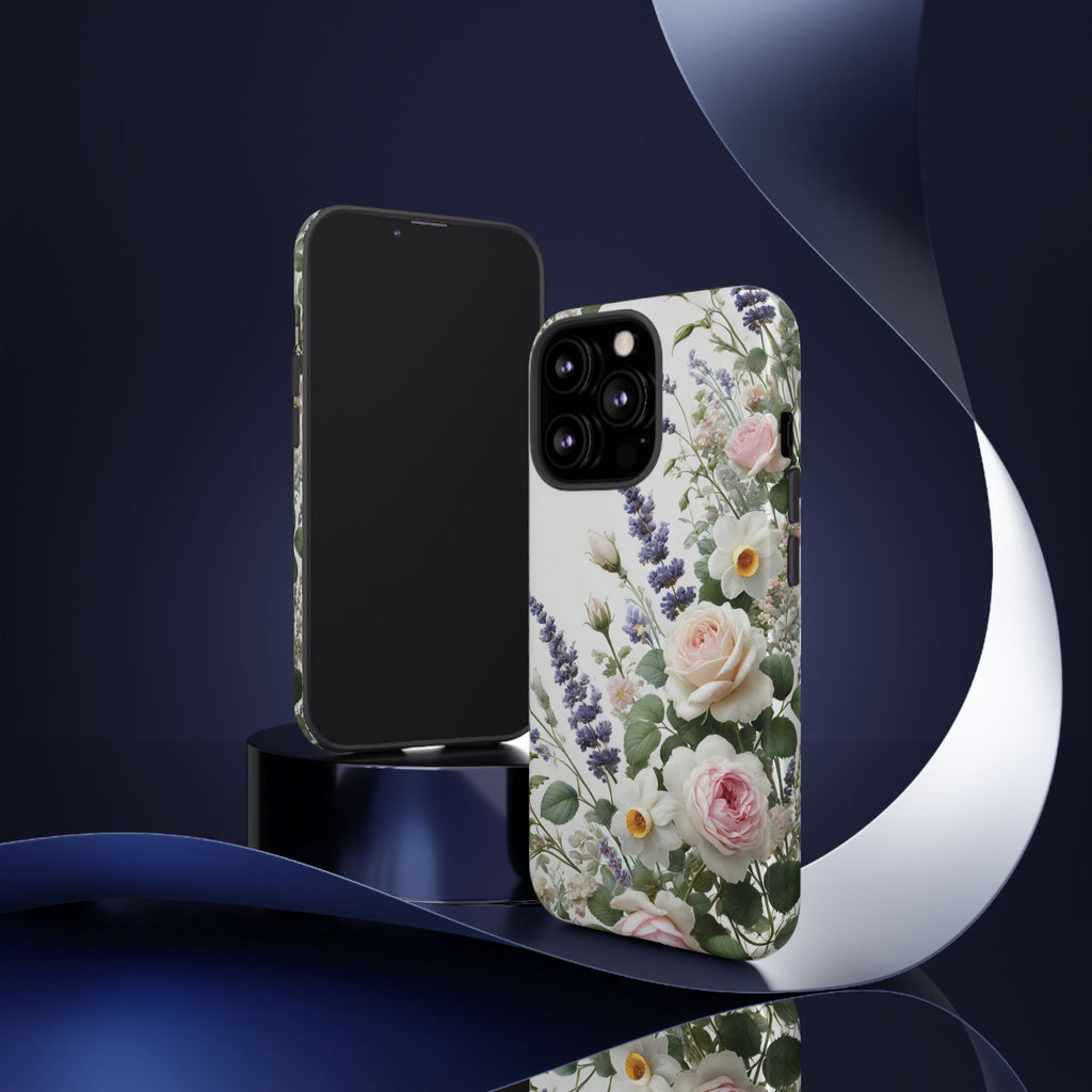 Boho Floral Fall Phone Case for iPhone 17,16  21 23 Samsung, and Pixel | Stylish Protective Cover Gift for Her Perfect for Floral Lover
