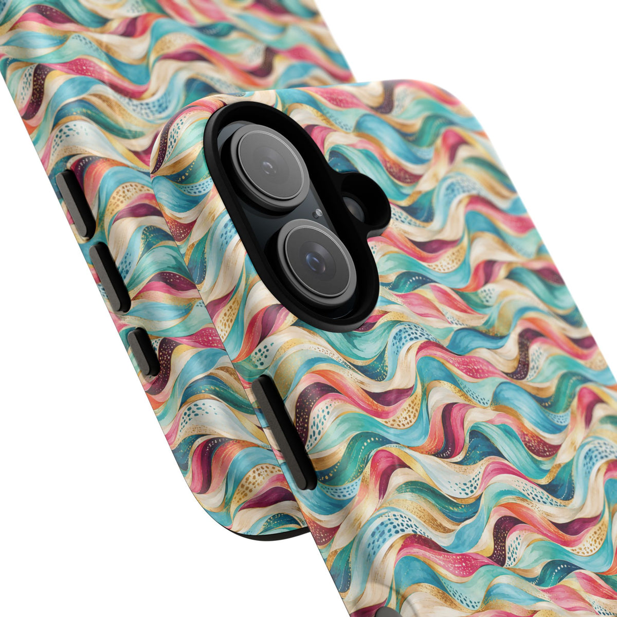 Colorful Wave MagSafe Tough Phone Case
