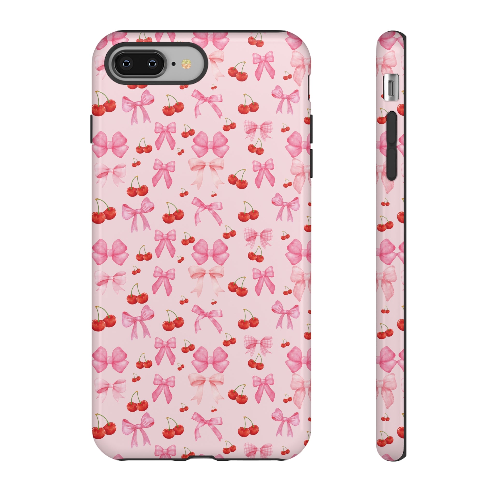 Coquette phone case Cherry Coquette Ribbon Bow iPhone Case Fruity, Girly Gift for Her Phone 15, Samsung iPhone Samsung Gift for Her Case iPhone 15, Samsung iPhone Samsung Accessory Gift for Her.