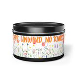 New House Bloom & Glow Elegant Floral Aromas in 4oz/8oz Tin Candles Essence of Nature Collection Unveil Serenity Romance with Exquisite Botanical Scents. Pure Harmony & Grace..