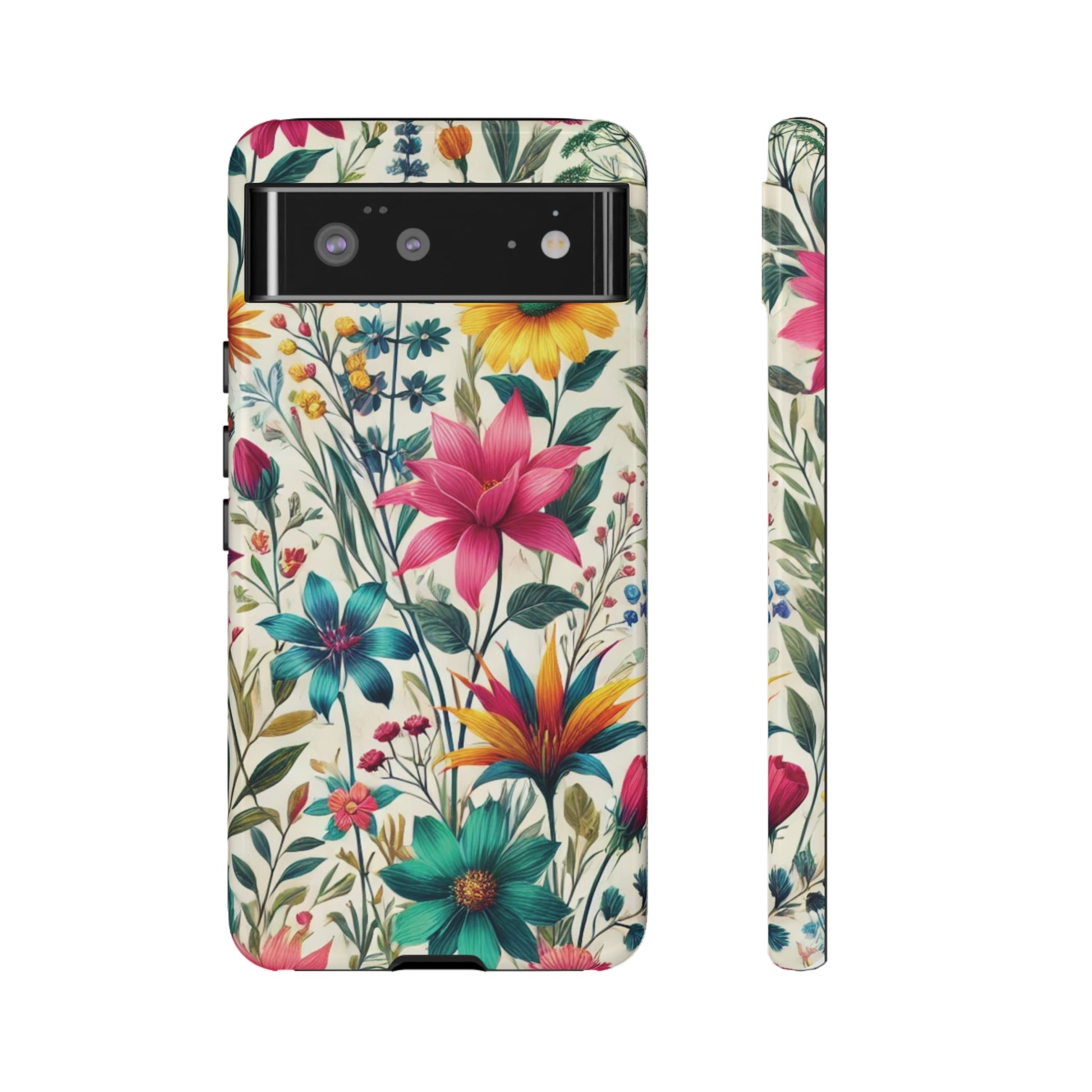 Wildflowers Boho Chic Design Phone Case - Stylish, Protective Cover for All Models Gift for Mom Accessory Gift for Her