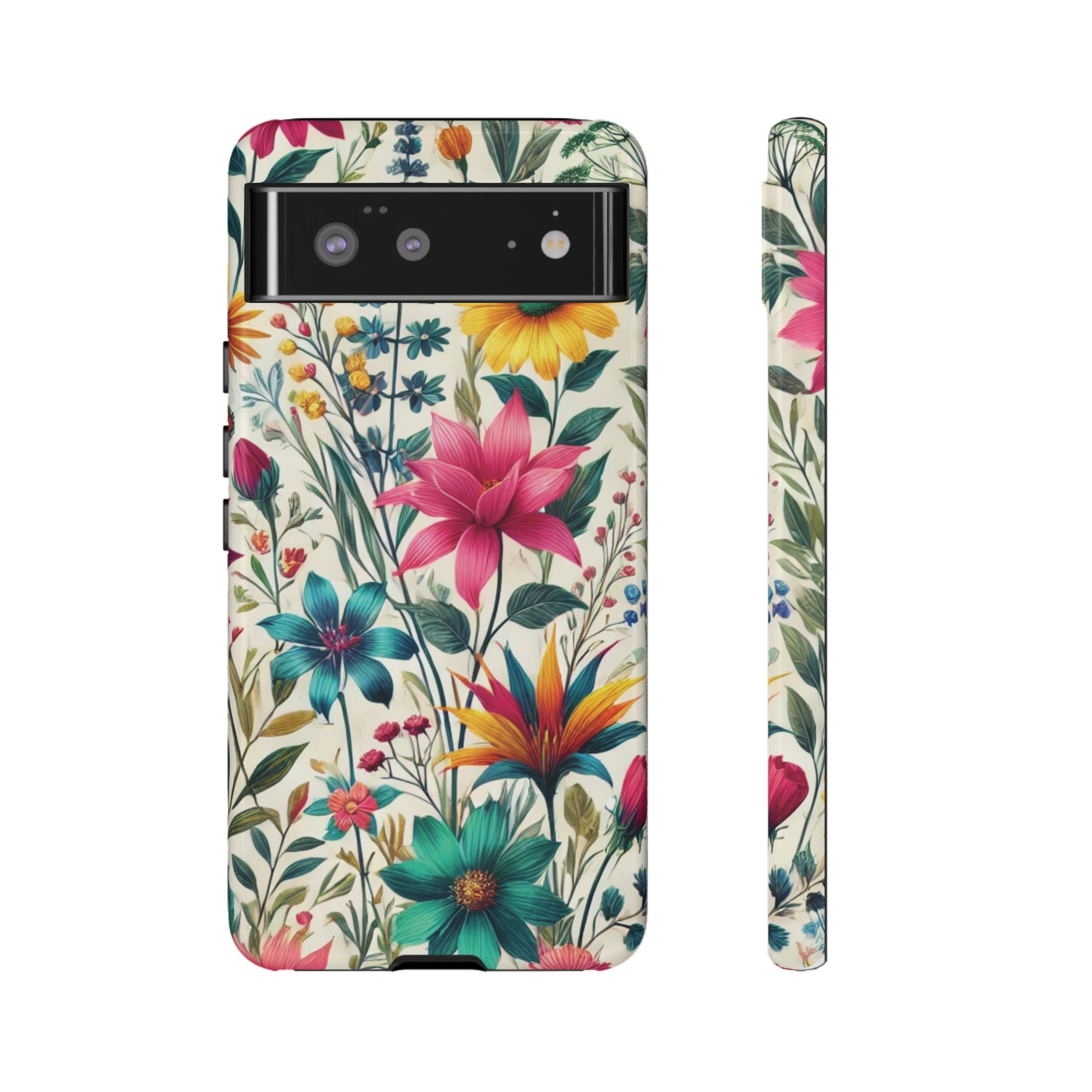 Wildflowers Boho Chic Design Phone Case - Stylish, Protective Cover for All Models Gift for Mom Accessory Gift for Her