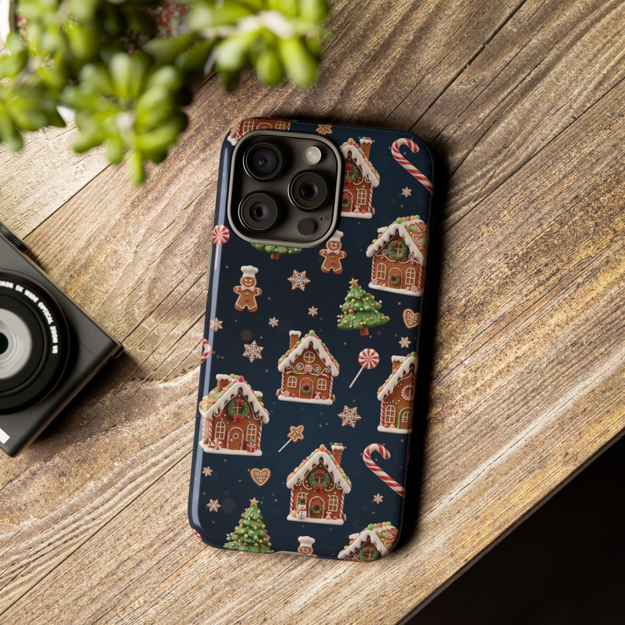 3D Gingerbread House Christmas Phone Case | Premium Holiday Gift Cover for iPhone 17, iPhone, and Samsung Galaxy Gift for Her or Him