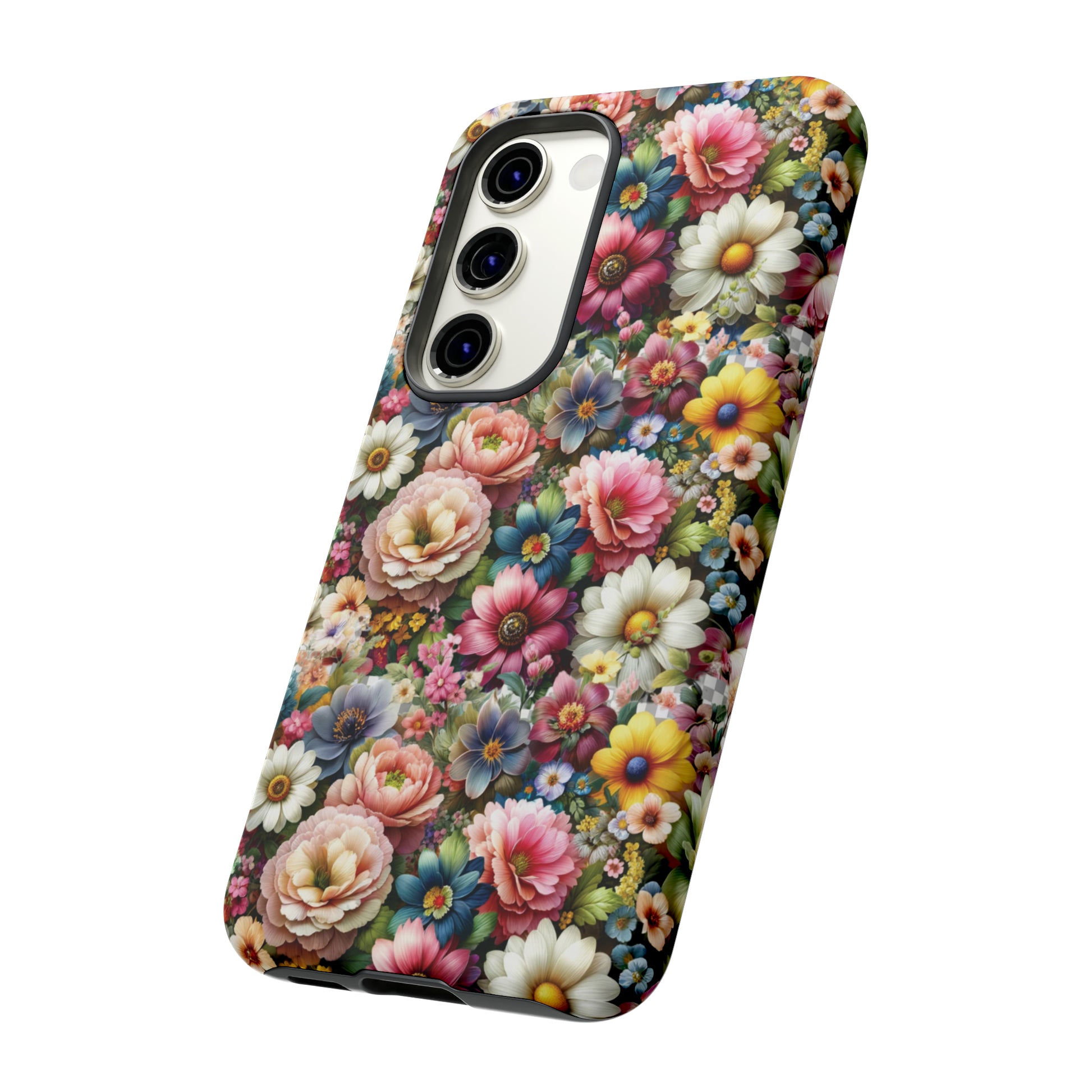 Floral Luxury Phone Tough Case Floral Elegant Durable Stylish for Modern Devices iPhone 15, Samsung iPhone Samsung Accessory Gift for Her.