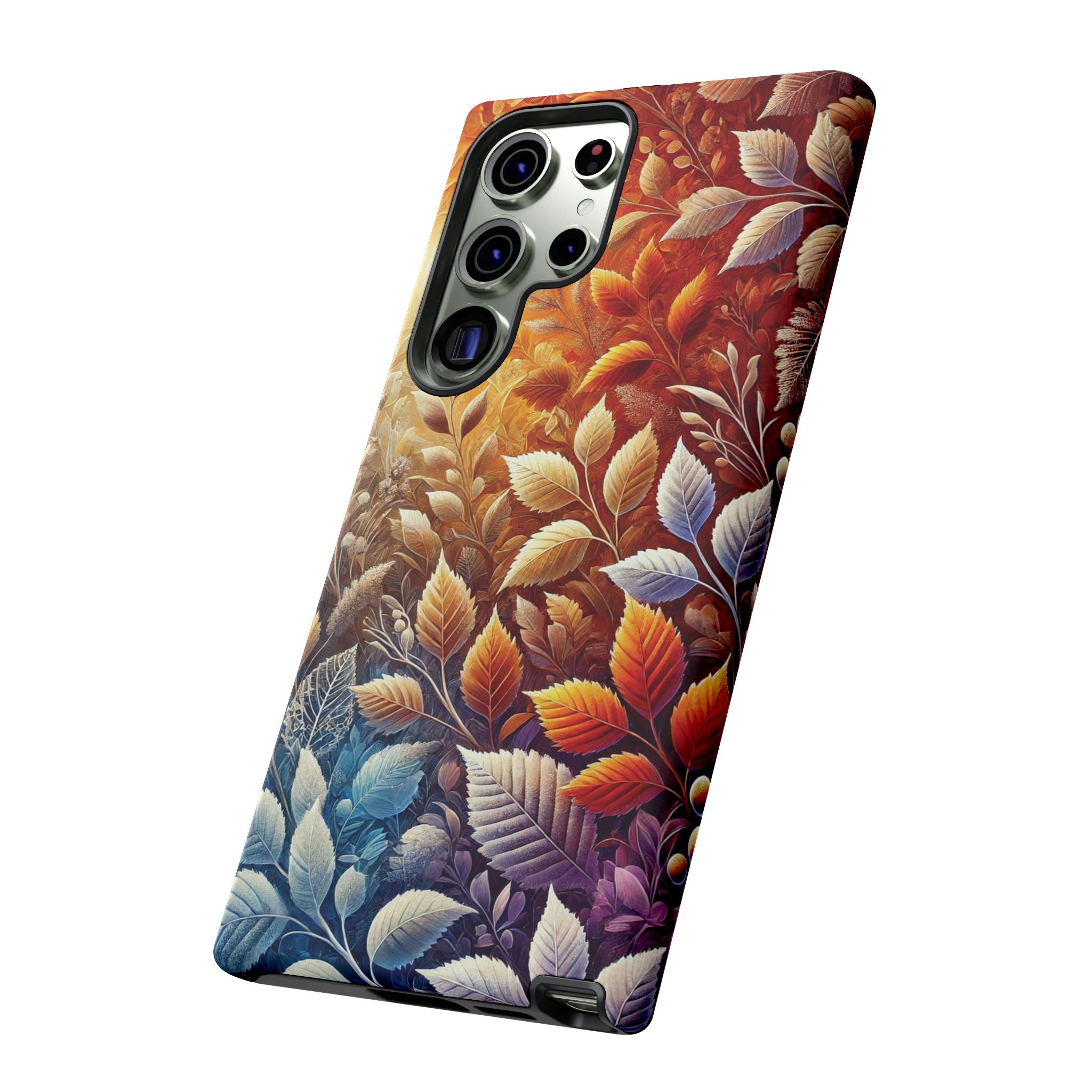 Beautiful Colorful Leaves Phone Case Vibrant Autumn Design for iPhone & Samsung, Durable Protection with Eye Catching Style, Perfect for Nature Lovers & Seasonal Charm Gift for Her