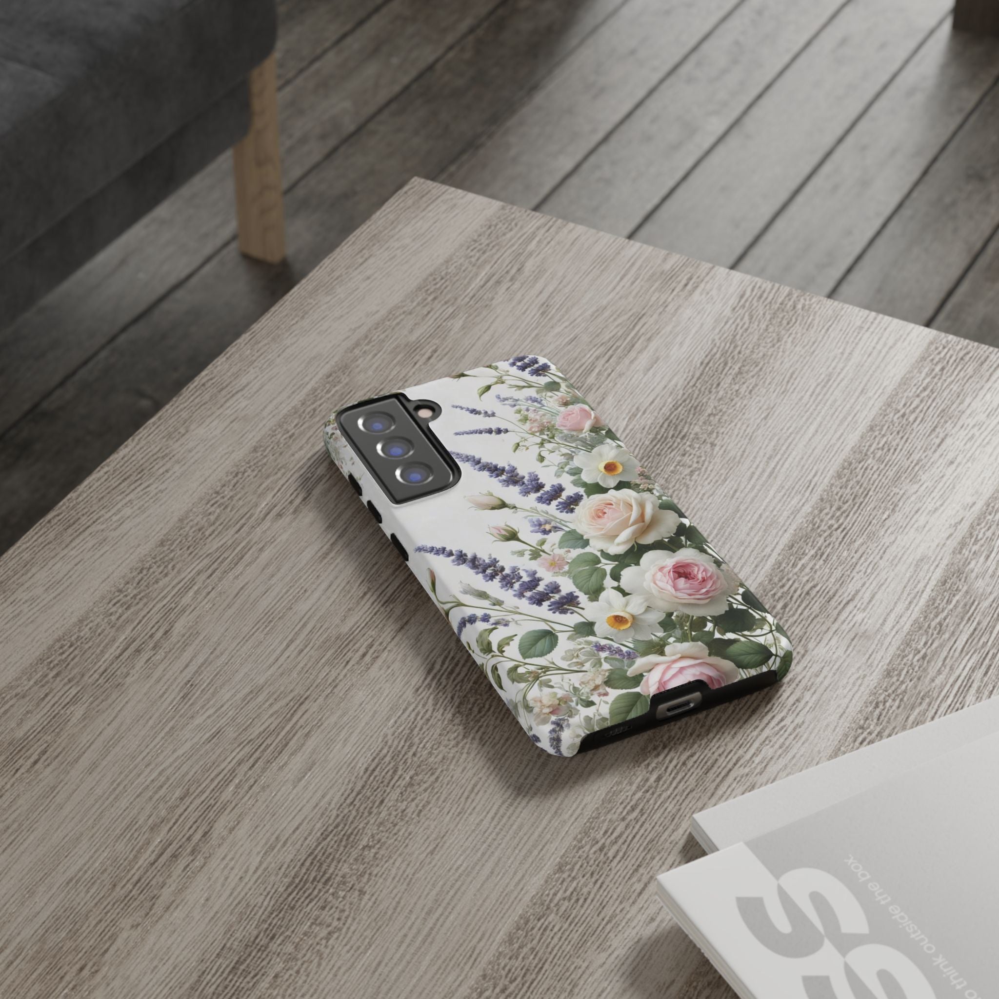 Boho Floral Fall Phone Case for iPhone 17,16  21 23 Samsung, and Pixel | Stylish Protective Cover Gift for Her Perfect for Floral Lover
