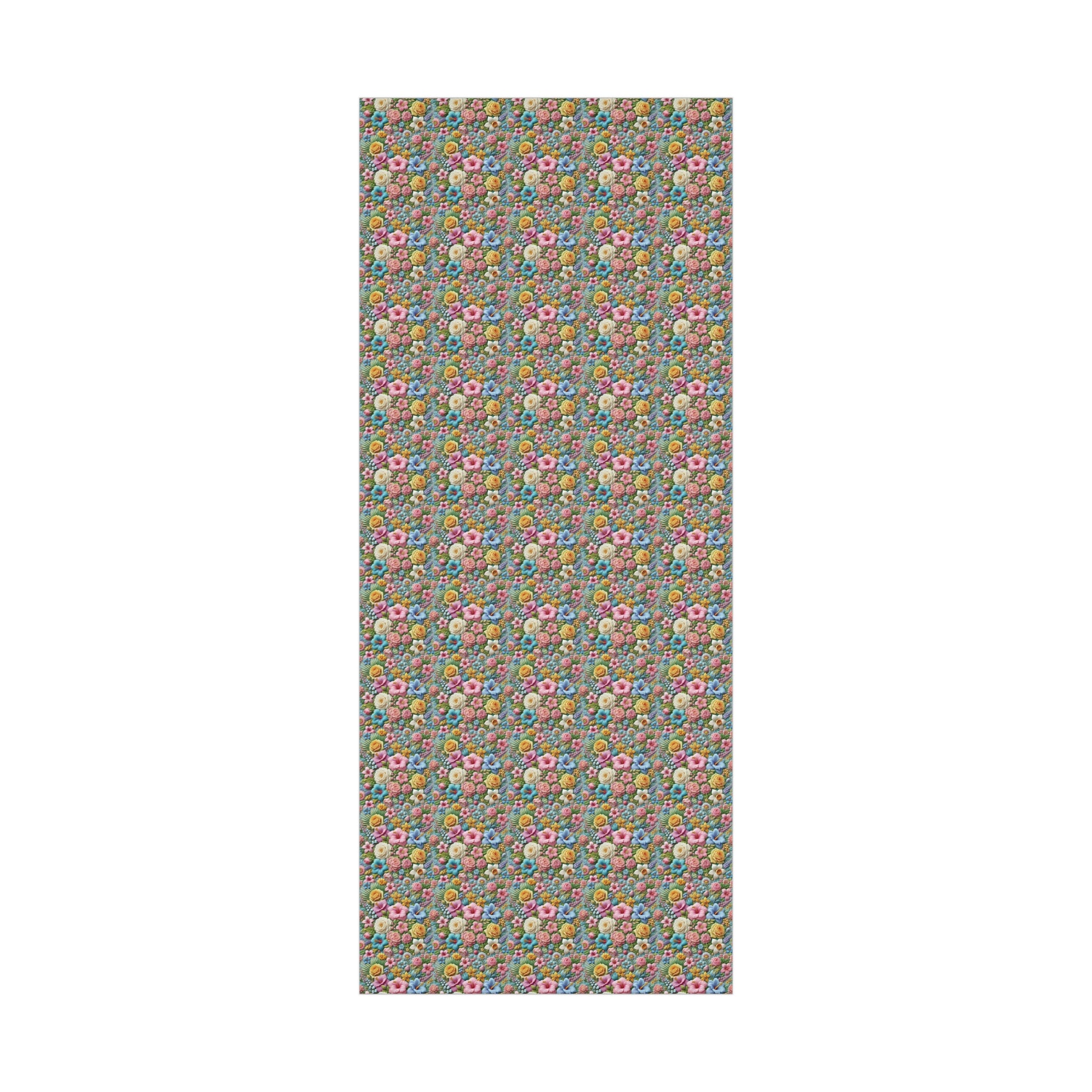 Gift Wrap Pastel Floral Wrapping Paper Elegant Flower Design, Premium Quality Gift Wrap for All Occasions, Beautiful Versatile for Birthdays, Weddings, and More Decor - MRSBYVALLE