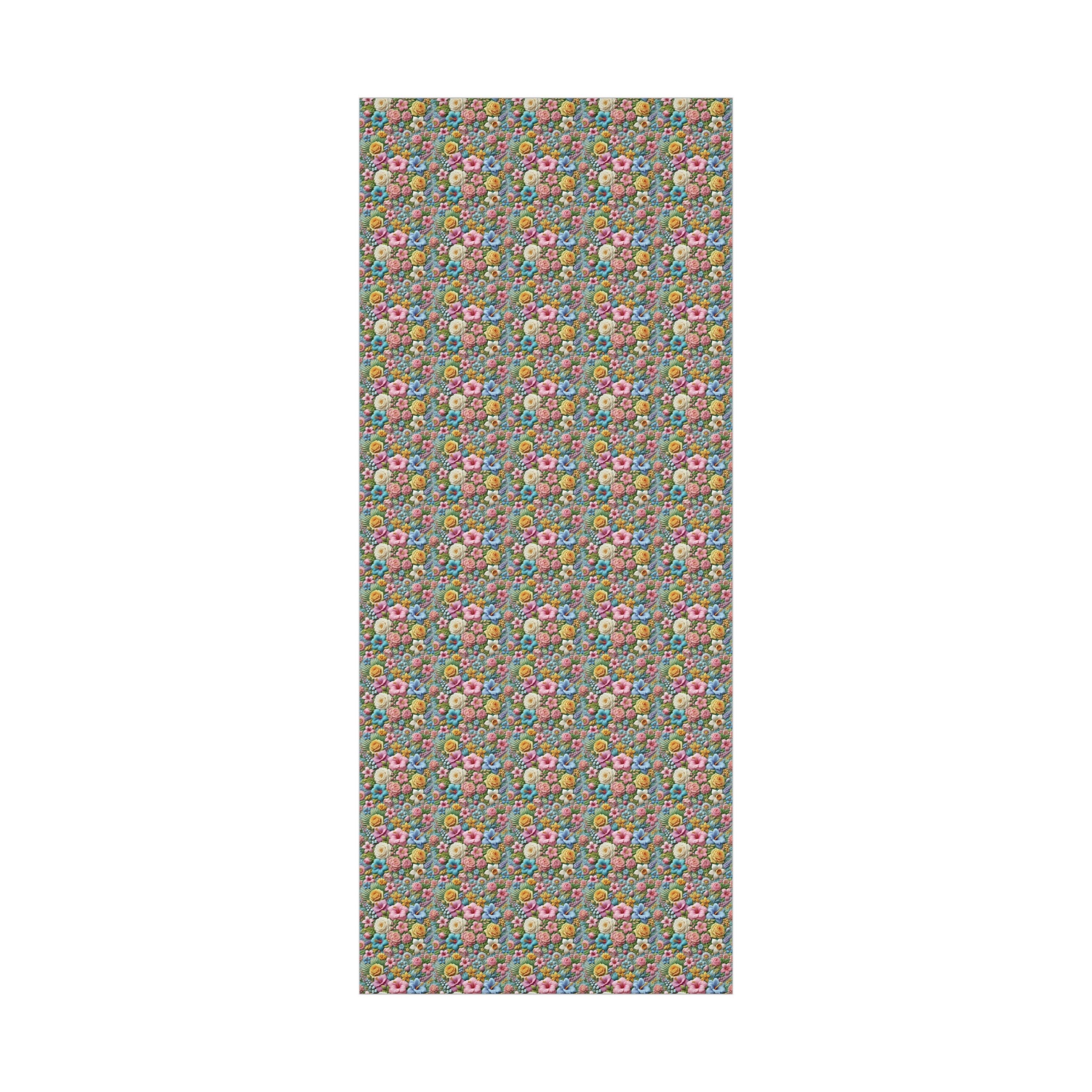 Gift Wrap Pastel Floral Wrapping Paper Elegant Flower Design, Premium Quality Gift Wrap for All Occasions, Beautiful Versatile for Birthdays, Weddings, and More Decor - MRSBYVALLE