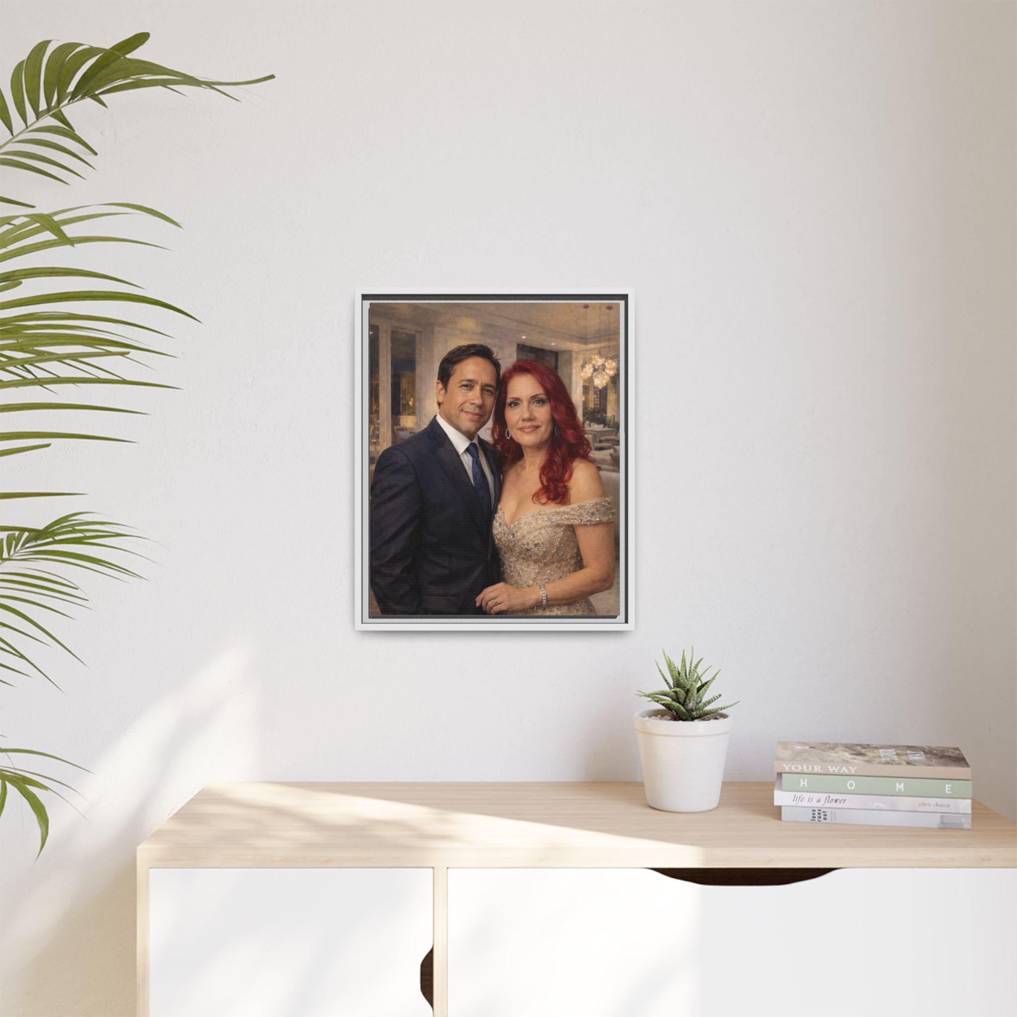 Custom Oil Painting Illusion Canvas – Luxury Portrait Art