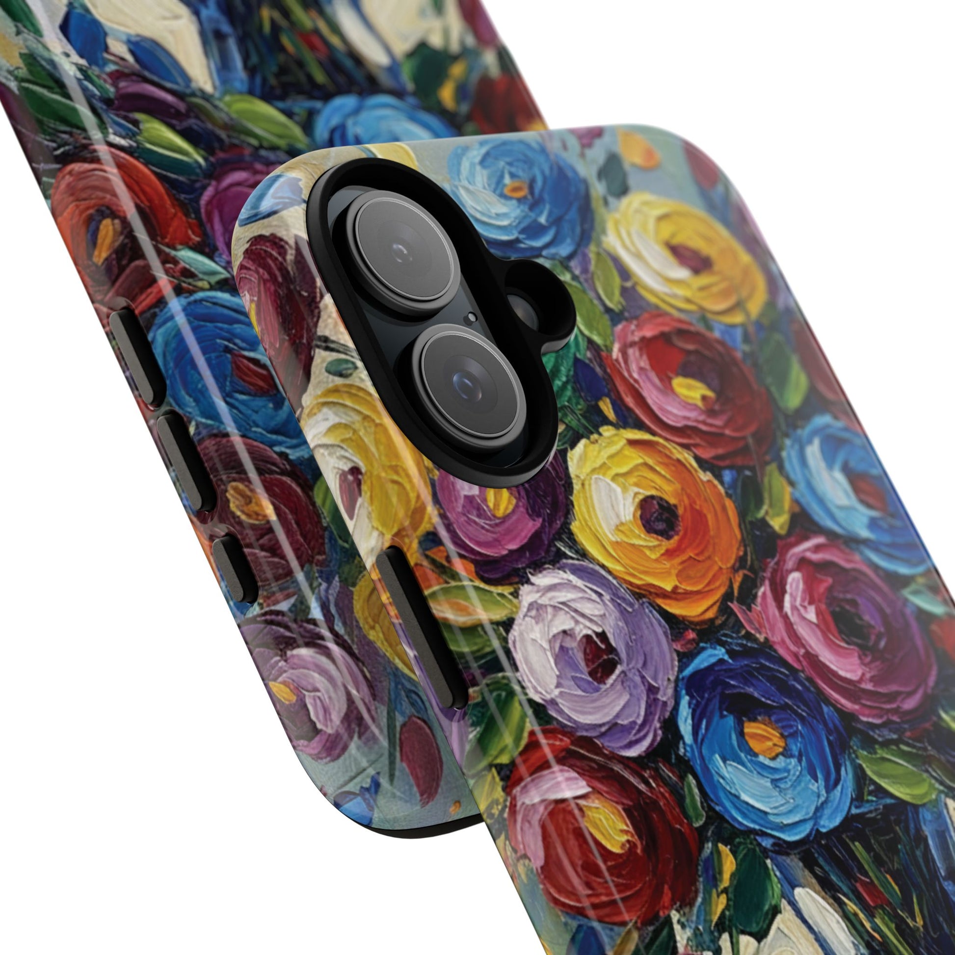 Floral Luxury Oil Painting Illusion Tough Case — Floral Art Phone Case for Art Lovers