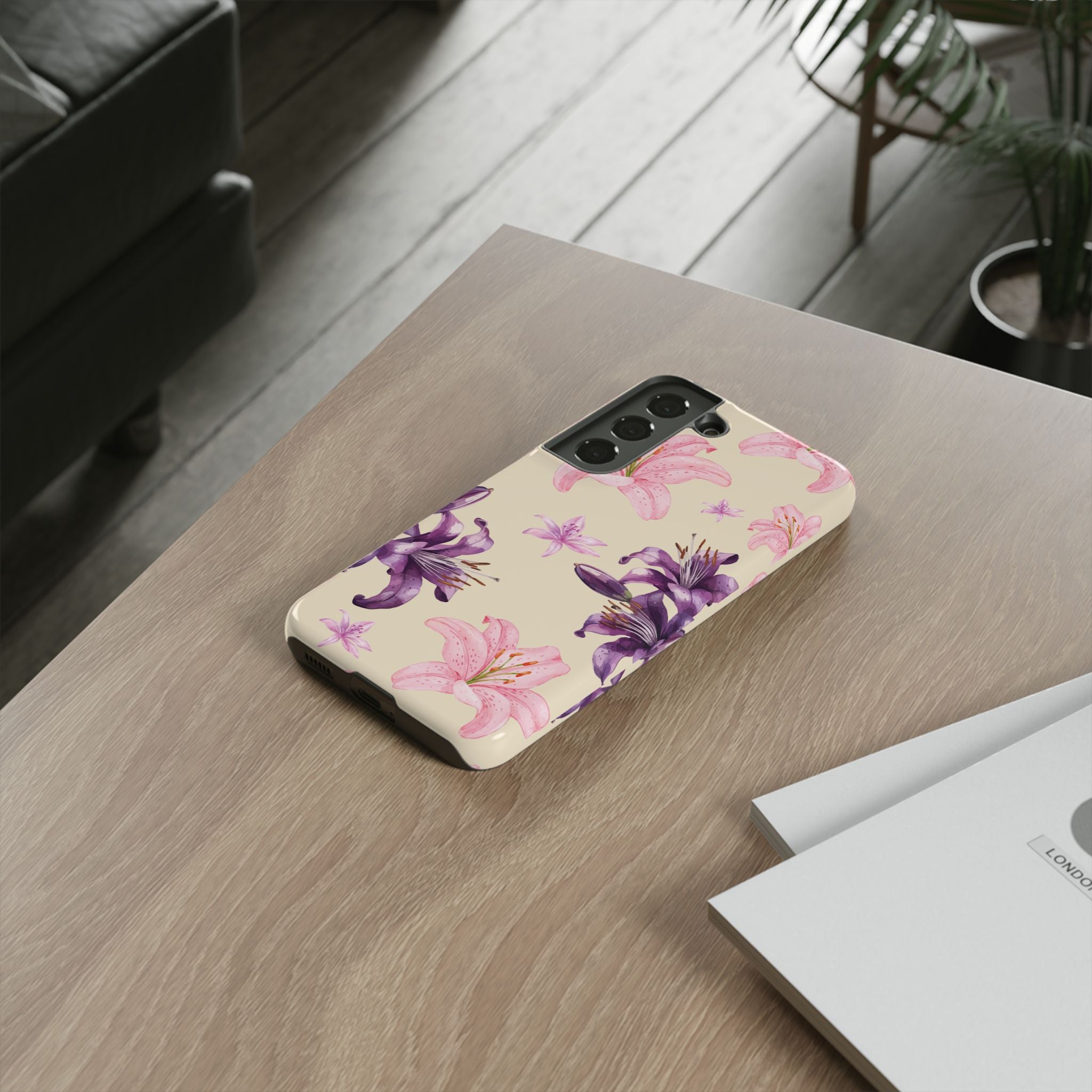 Blooming Tiger Lily Phone Case - Compatible with iPhone, Samsung, and Pixel | Stylish Protective Cover Gift for Her Perfect for Floral Lover