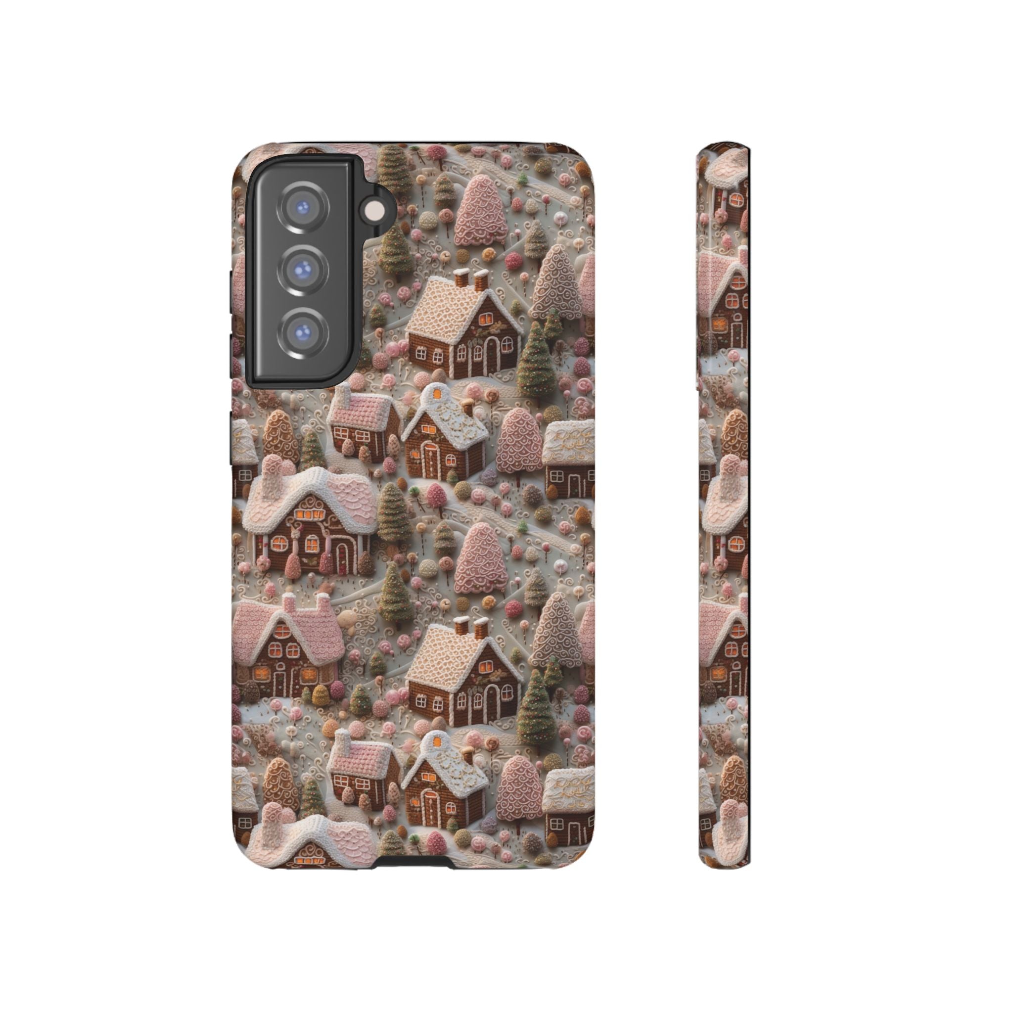 Gingerbread House 3D Phone Case Durable for iPhone Samsung Gift iPhone 15, 14, 13 Samsung Pixel Gift for Mom Accessory Gift for Her
