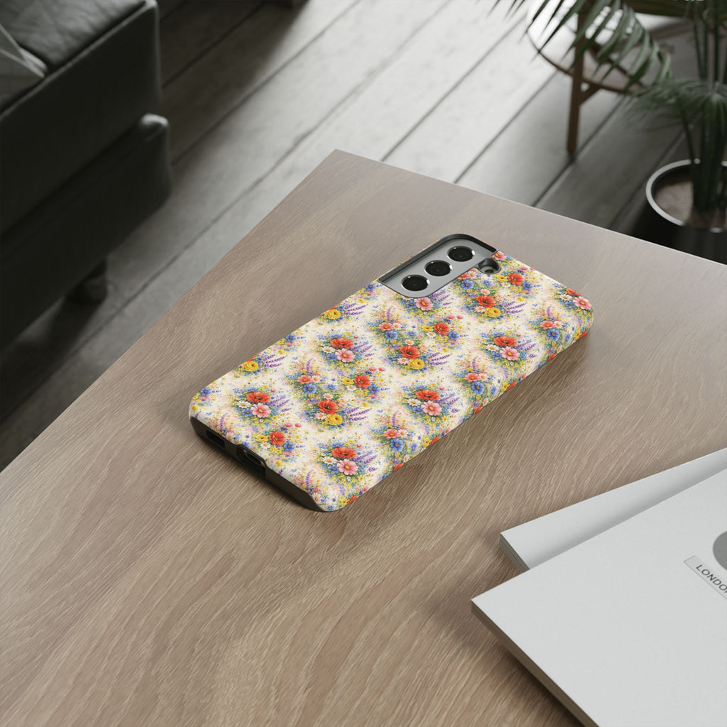 Watercolor Wildflowers Phone Case — Tough Cases