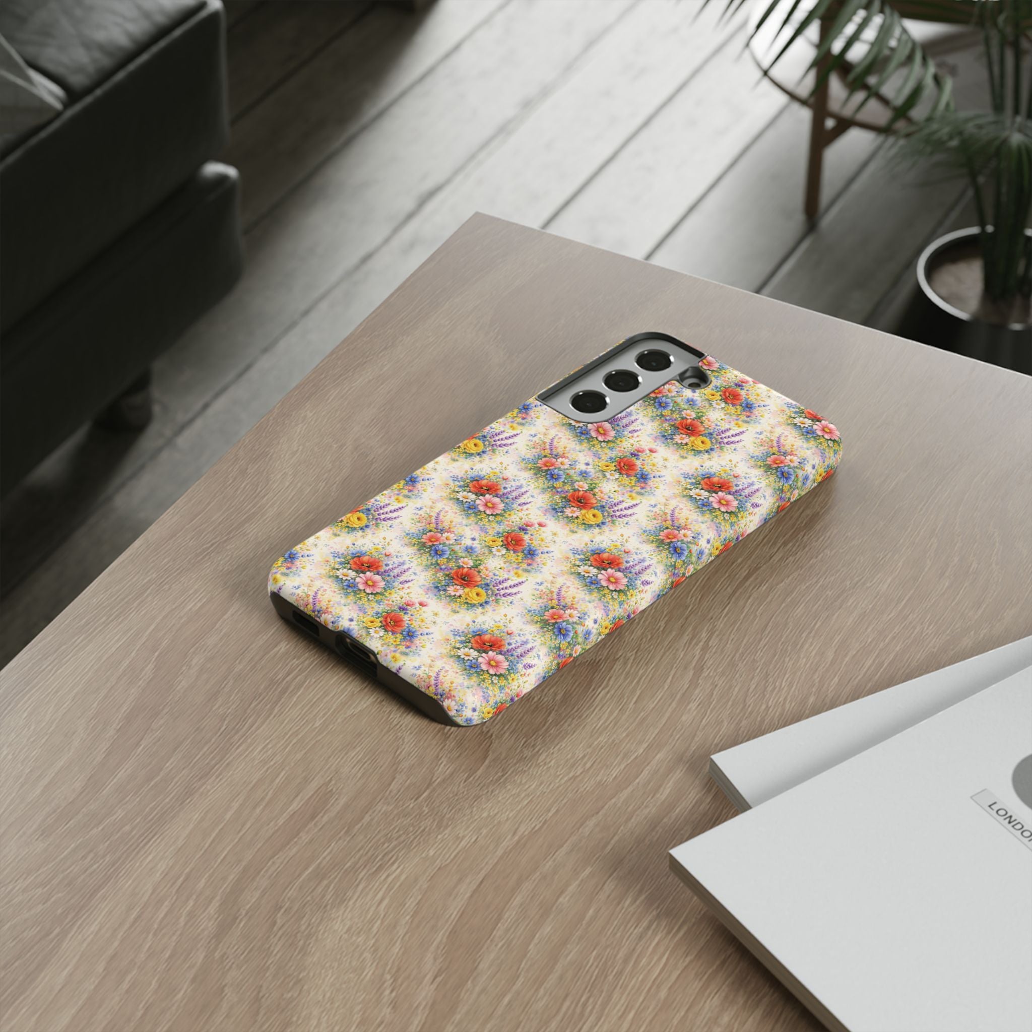 Watercolor Wildflowers Phone Case — Tough Cases