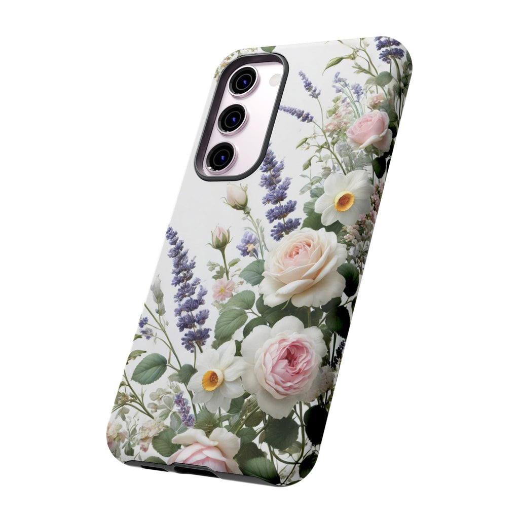Boho Floral Fall Phone Case for iPhone 17,16  21 23 Samsung, and Pixel | Stylish Protective Cover Gift for Her Perfect for Floral Lover