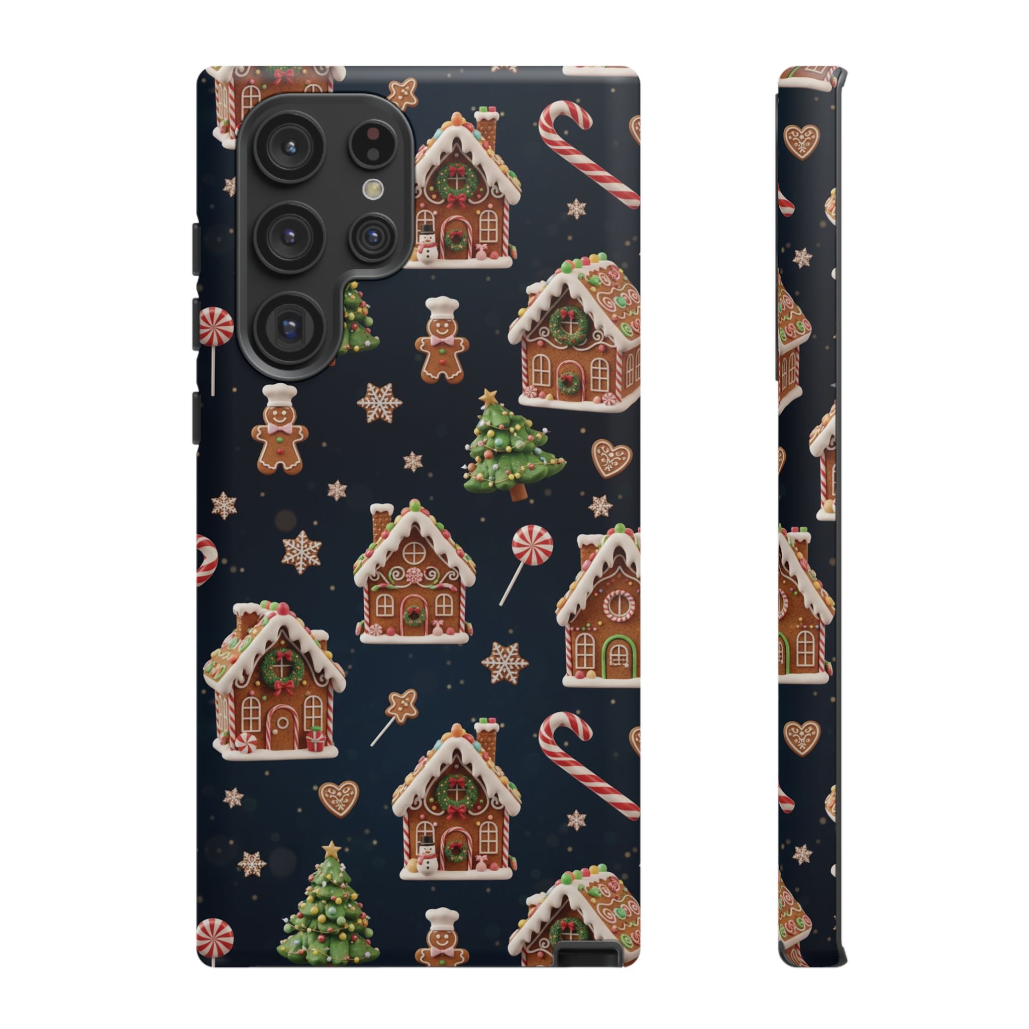 3D Gingerbread House Christmas Phone Case | Premium Holiday Gift Cover for iPhone 17, iPhone, and Samsung Galaxy Gift for Her or Him