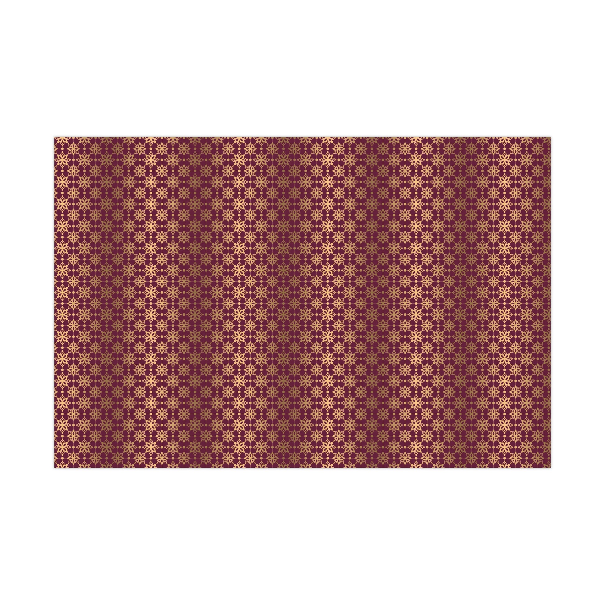Elegant Luxuries Burgundy Wrapping Paper with Gold Accents Perfect for Christmas Gifts, Weddings, & Special Occasions Premium Quality Gift Wrap for Luxurious Presentation - MRSBYVALLE