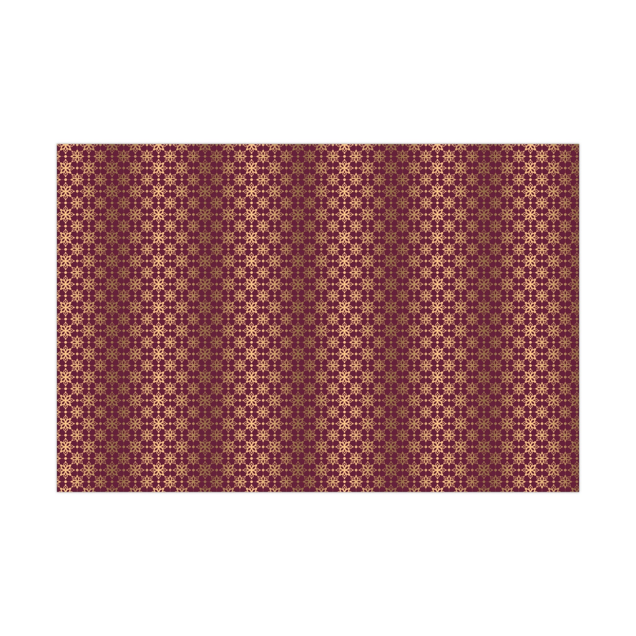 Elegant Luxuries Burgundy Wrapping Paper with Gold Accents Perfect for Christmas Gifts, Weddings, & Special Occasions Premium Quality Gift Wrap for Luxurious Presentation - MRSBYVALLE