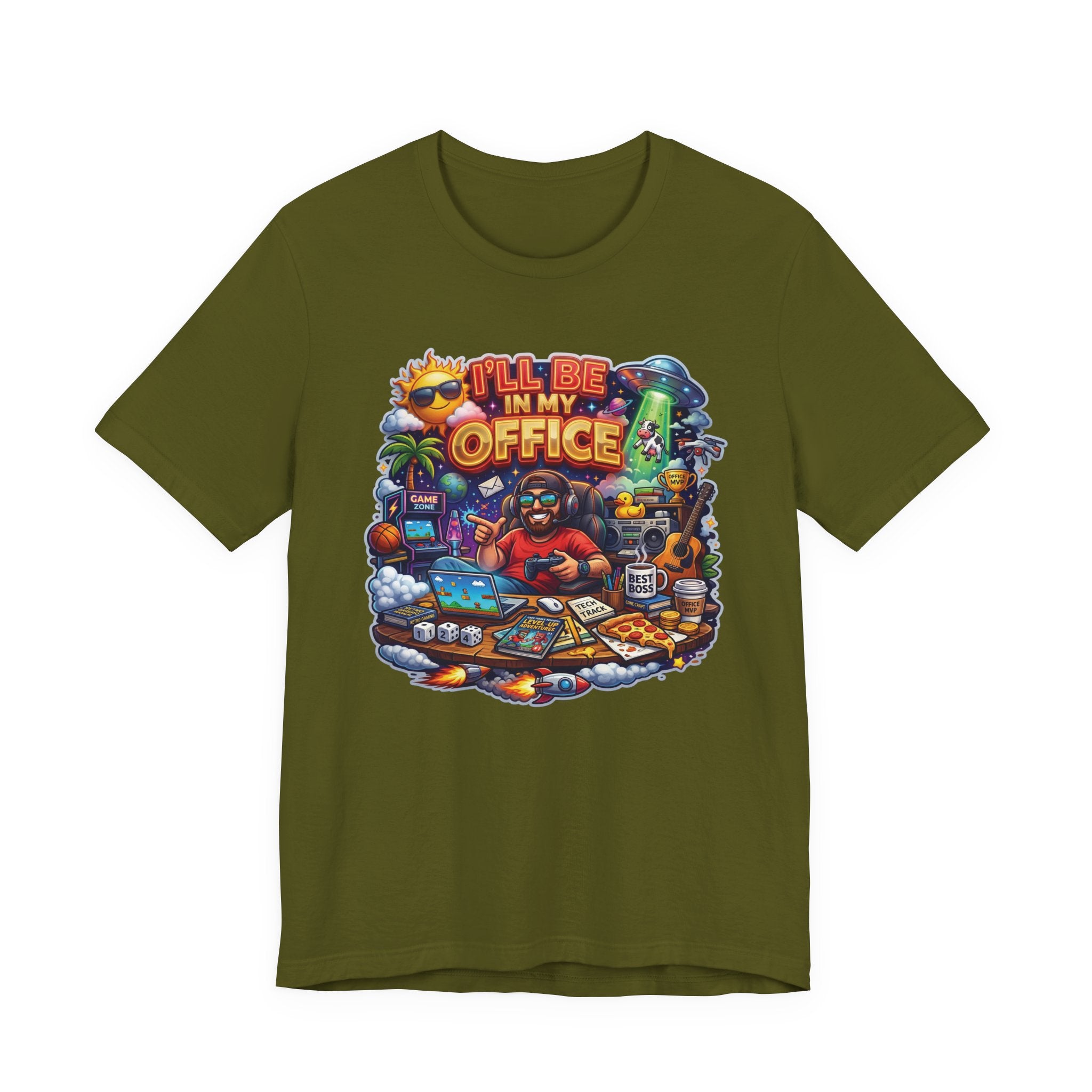 T-shirt « Je serai de retour au bureau » — T-shirt amusant pour le retour au travail, parfait pour votre mari ou votre père